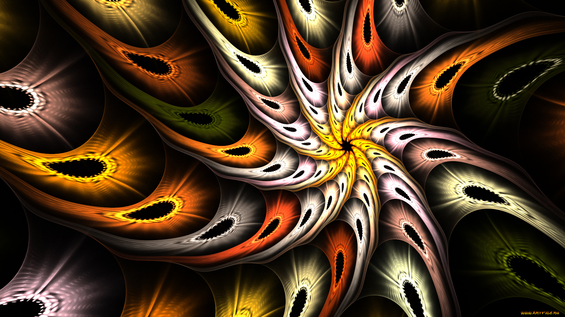 3д, графика, фракталы, , fractal, цвета, фон, узор