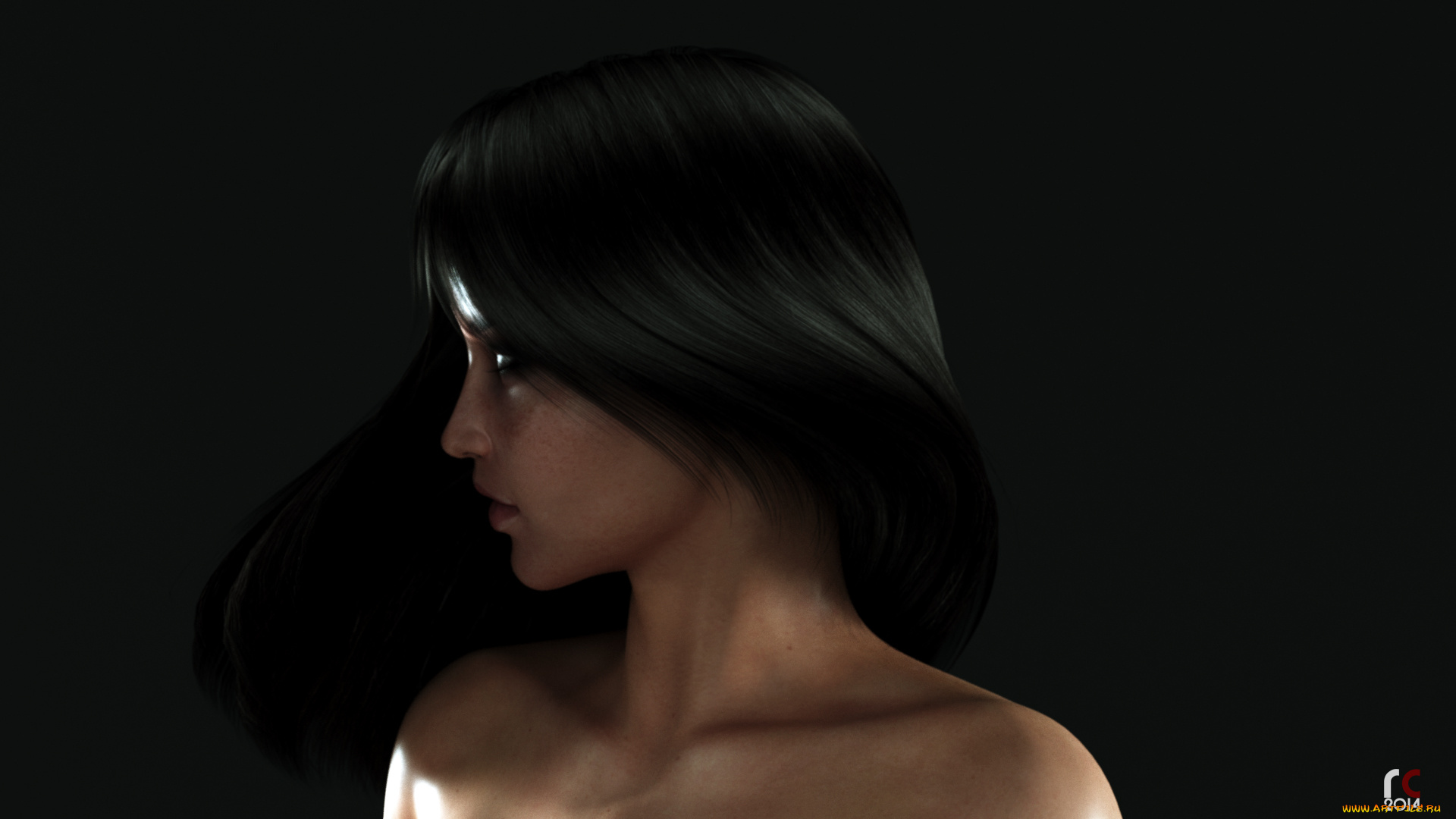 3д, графика, портрет, , portraits, девушка, взгляд