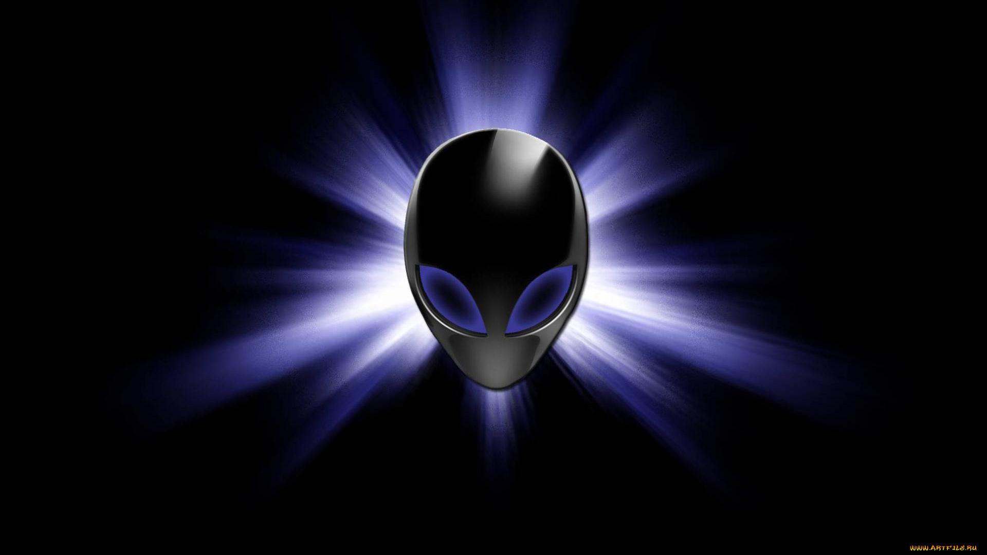 компьютеры, alienware, фон, логотип