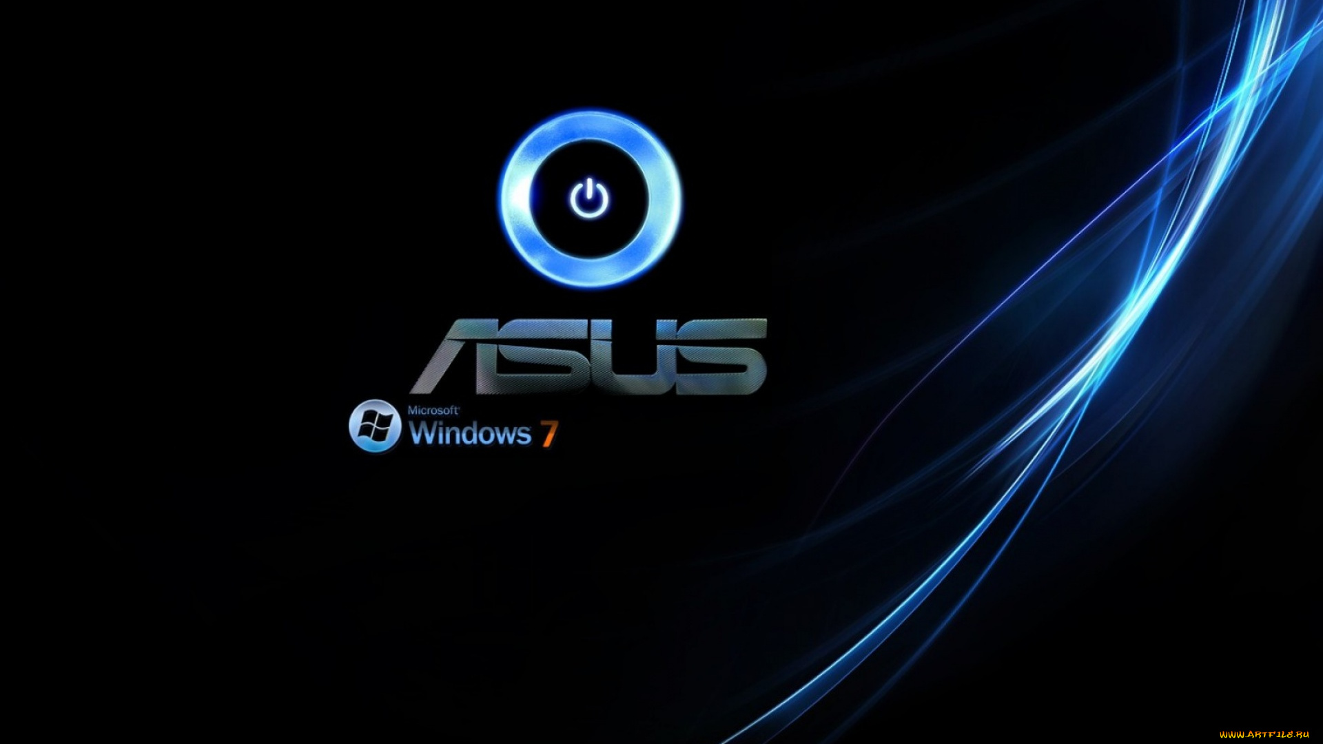 компьютеры, asus, фон, логотип