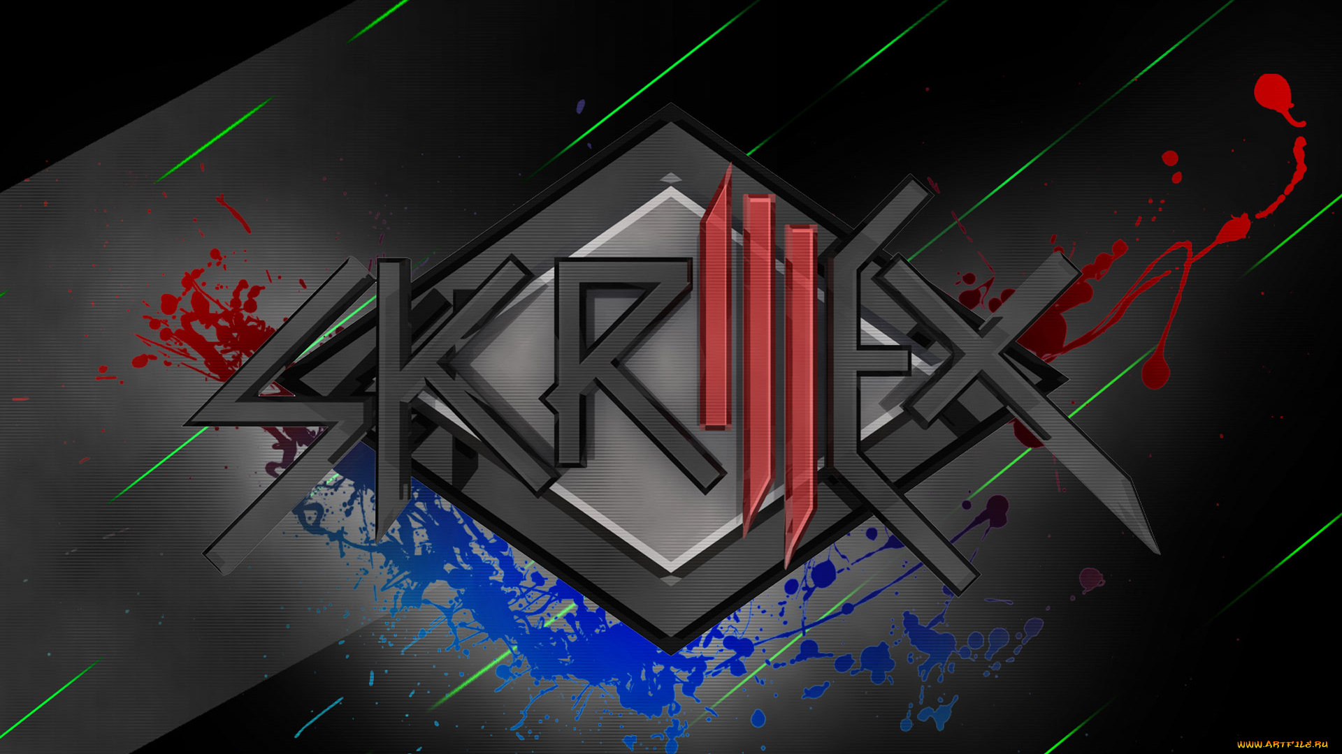 музыка, skrillex, фон, надпись