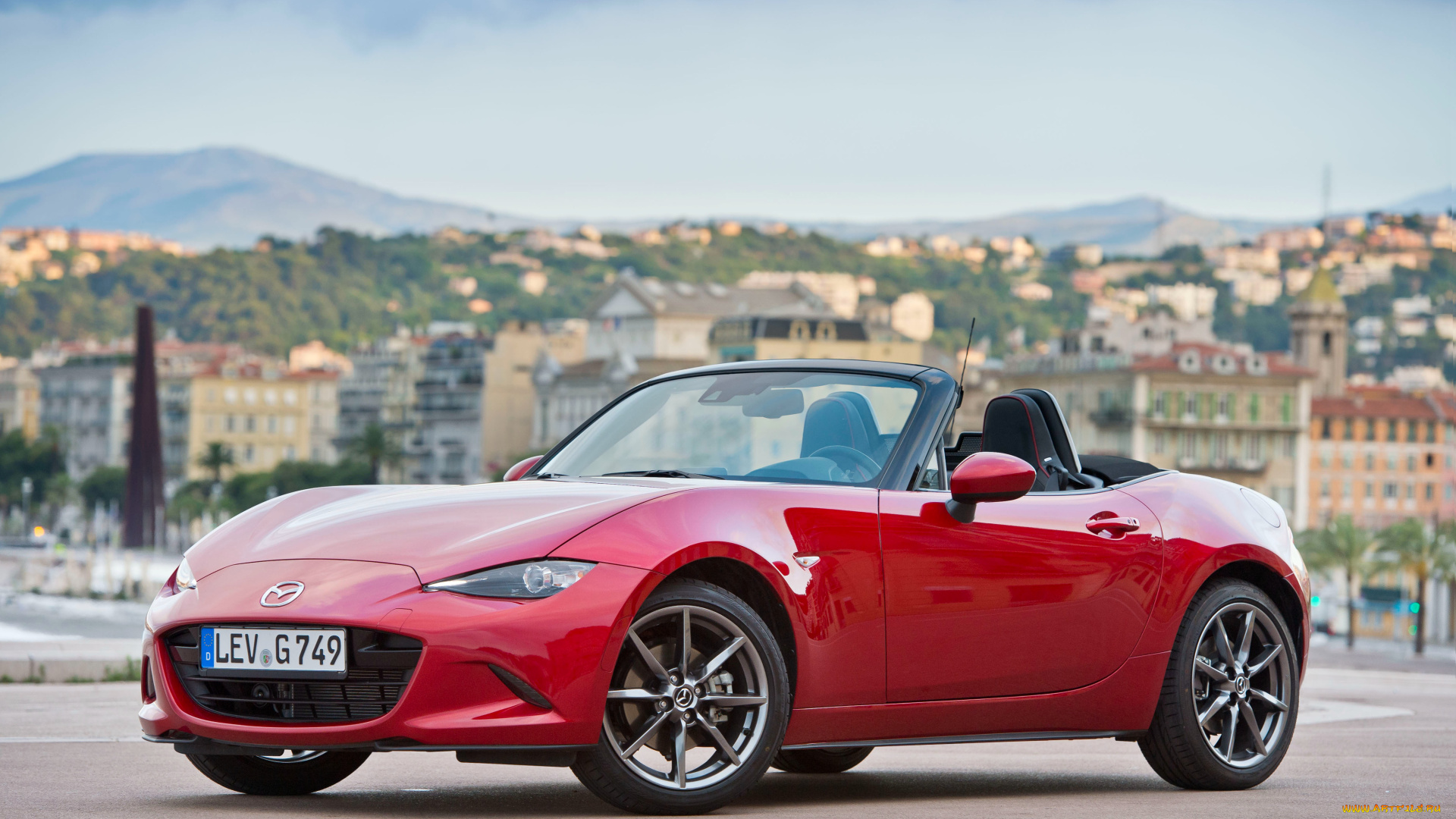 автомобили, mazda, 2015г, nd, mx-5, красный