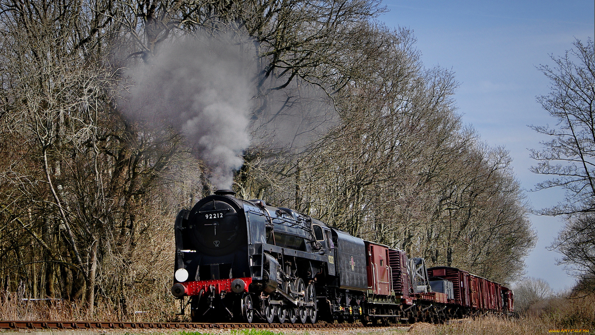 техника, паровозы, паровоз, рельсы, дорога, железная