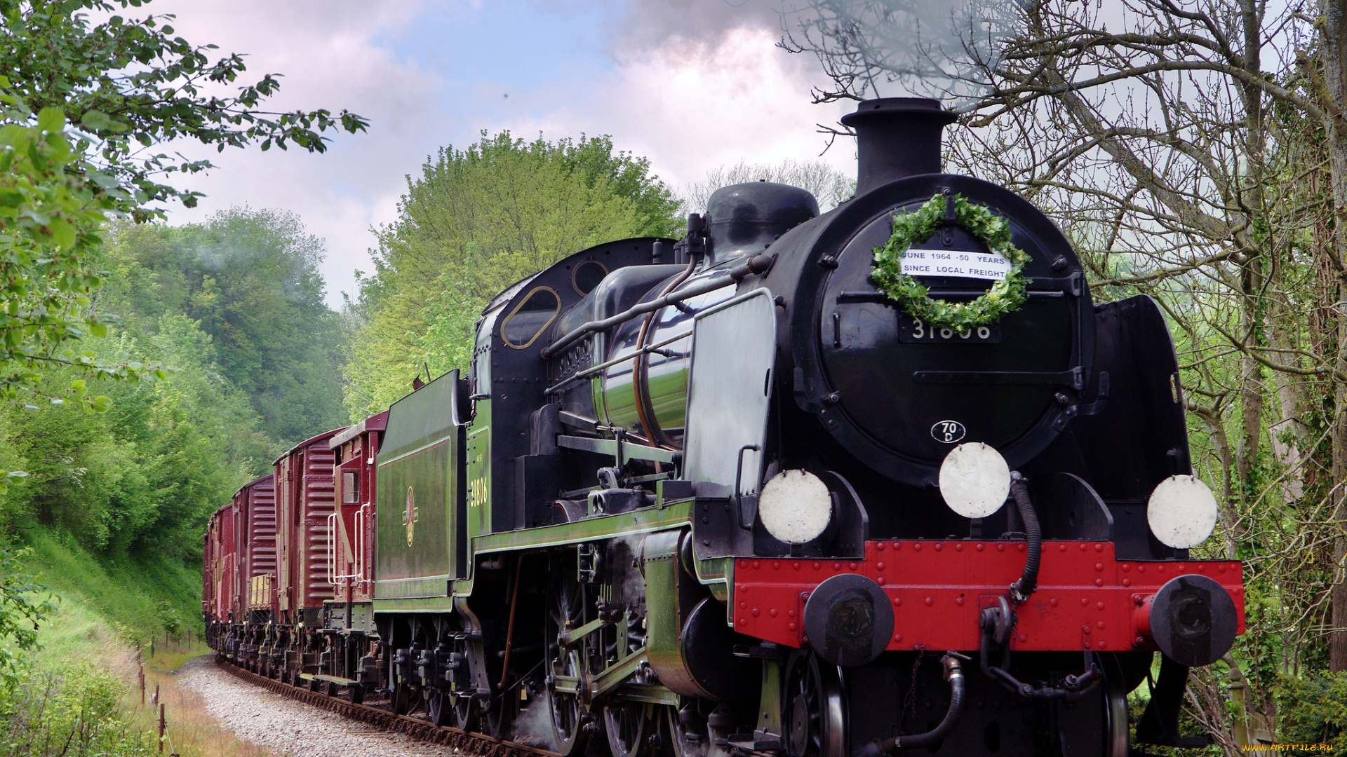 техника, паровозы, паровоз, рельсы, дорога, железная