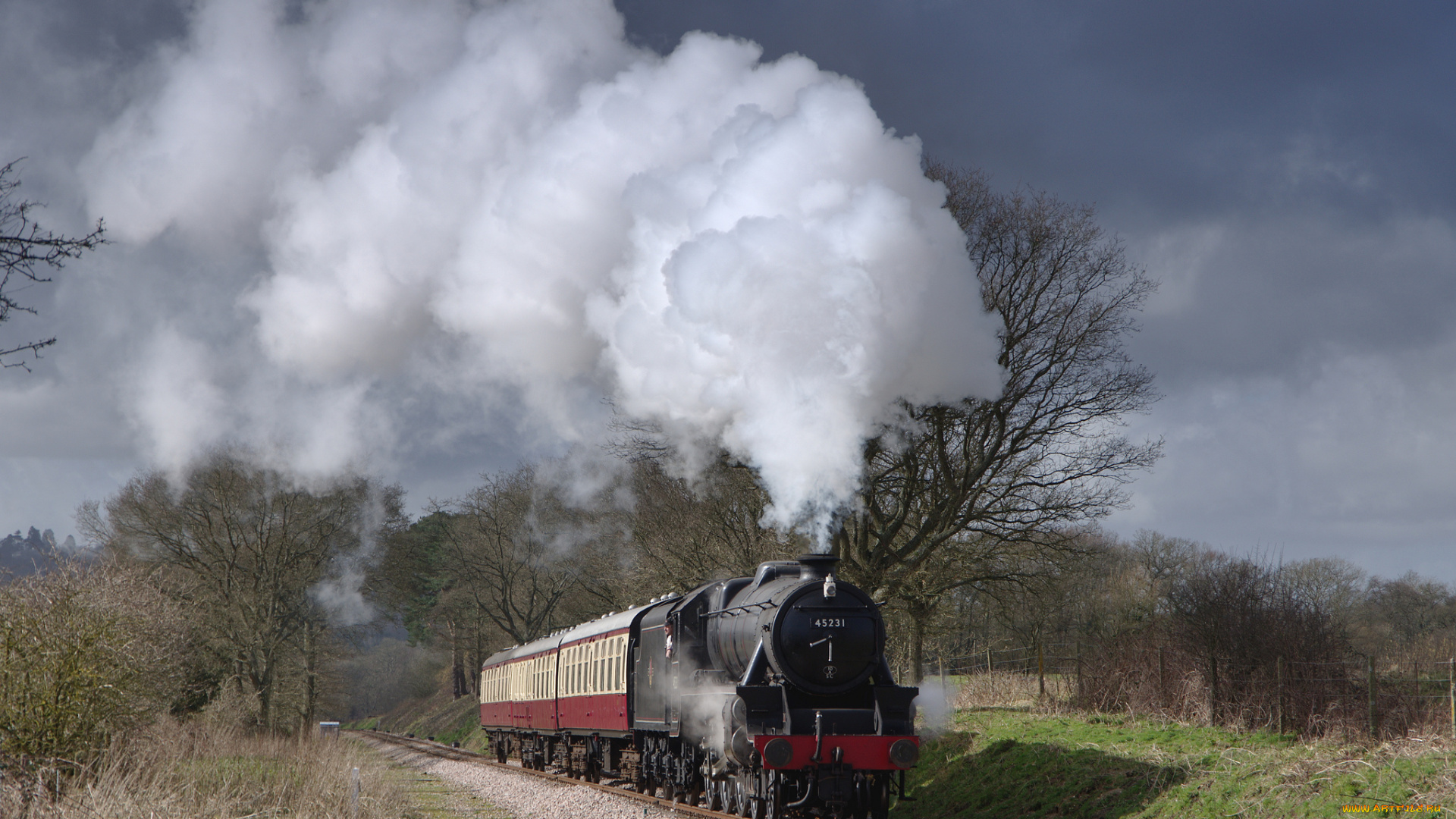 техника, паровозы, железная, паровоз, дорога, рельсы