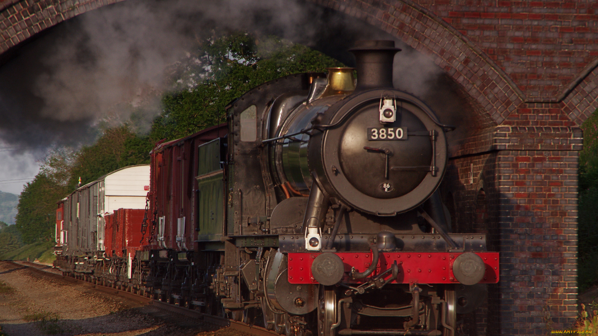 техника, паровозы, железная, паровоз, рельсы, дорога