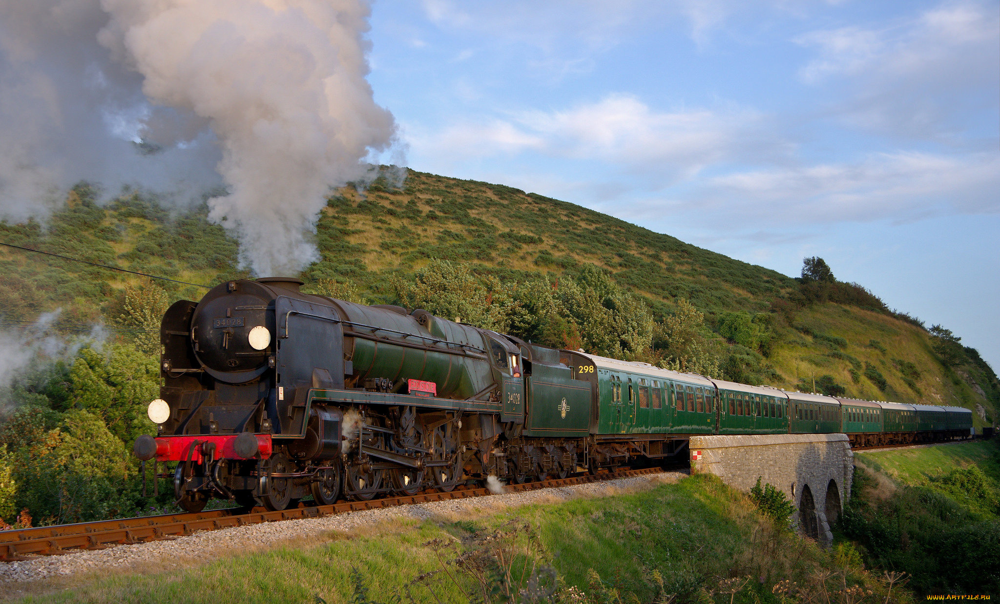 техника, паровозы, паровоз, рельсы, железная, дорога