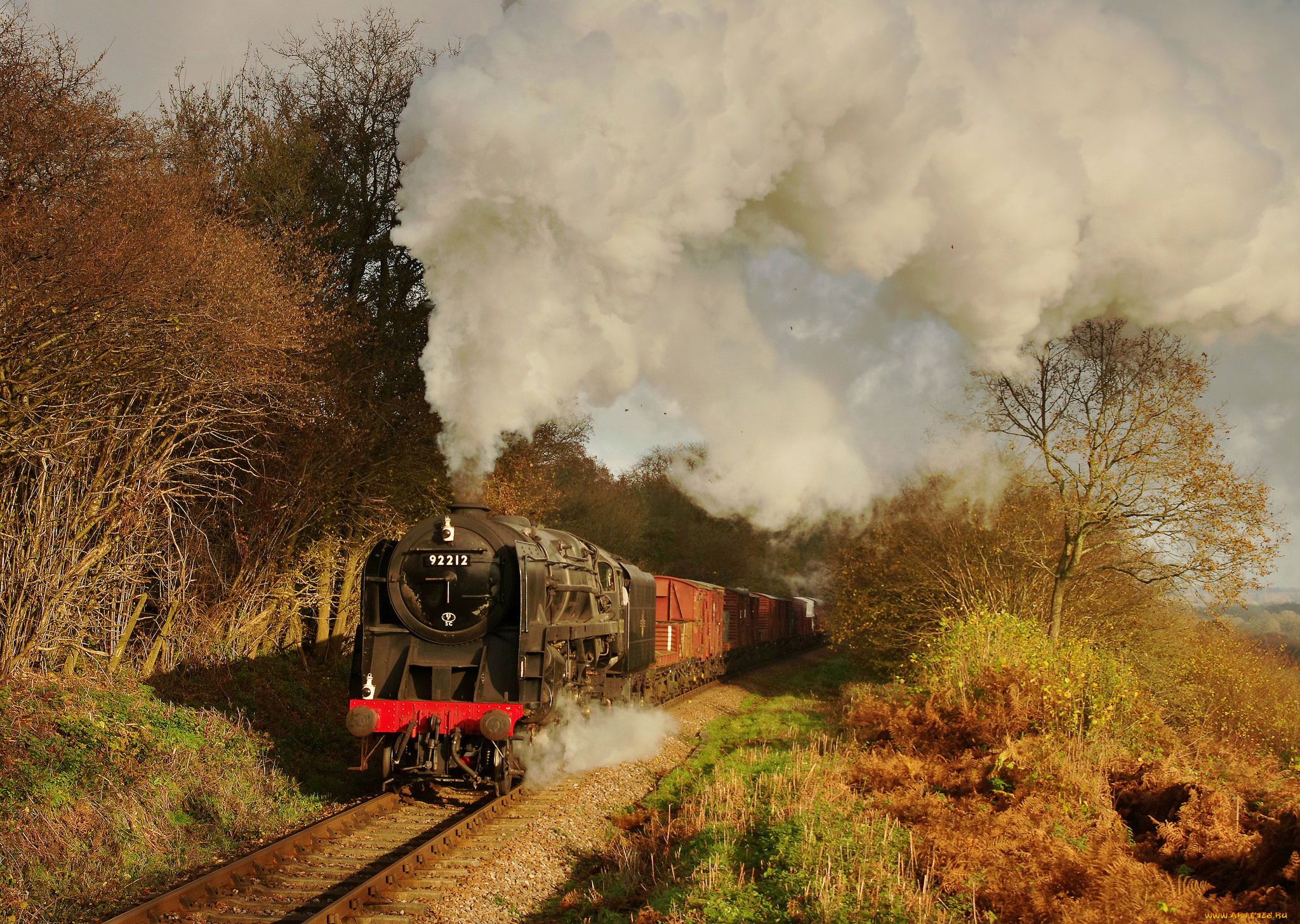 техника, паровозы, паровоз, рельсы, дорога, железная