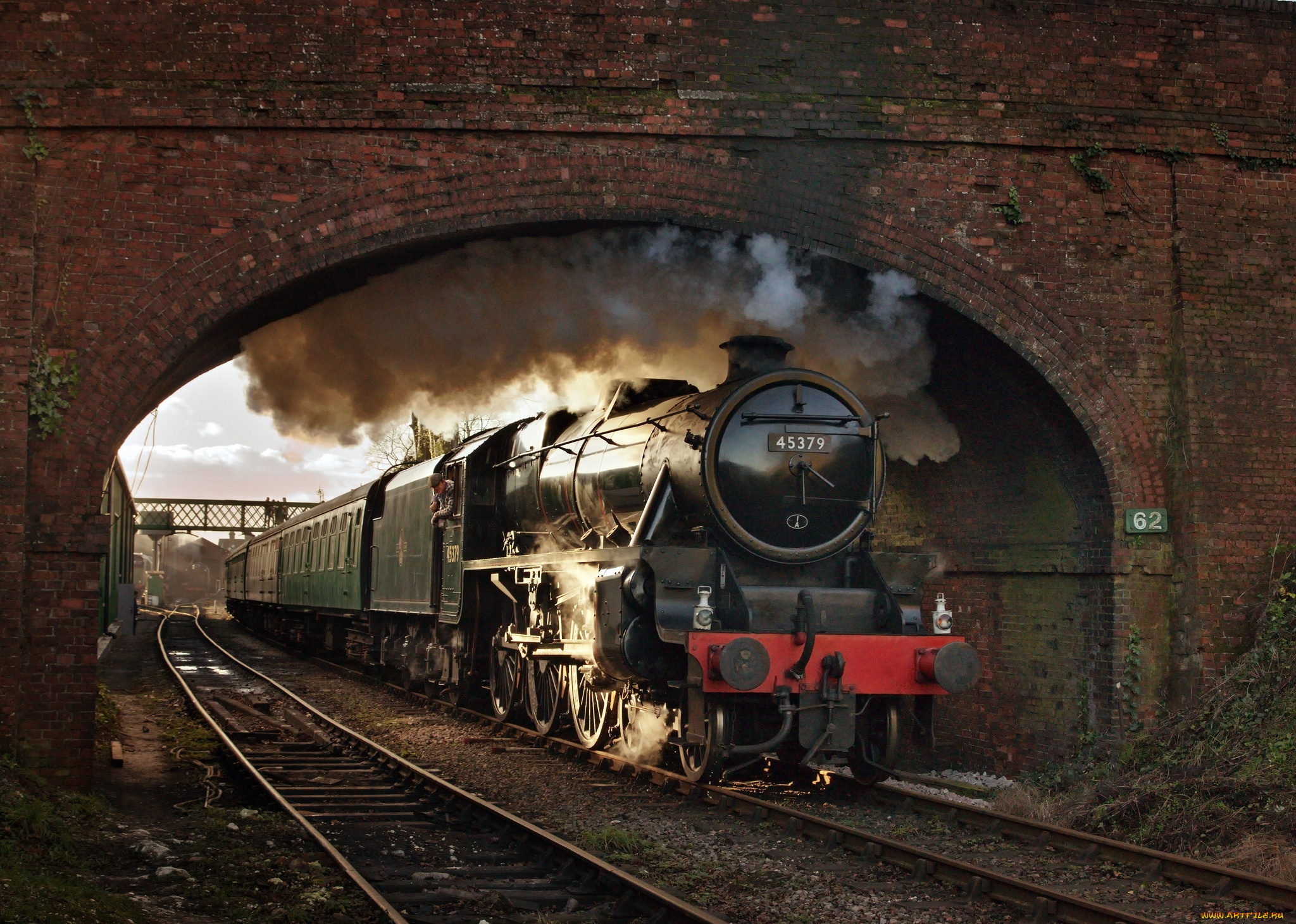 техника, паровозы, рельсы, дорога, железная, паровоз