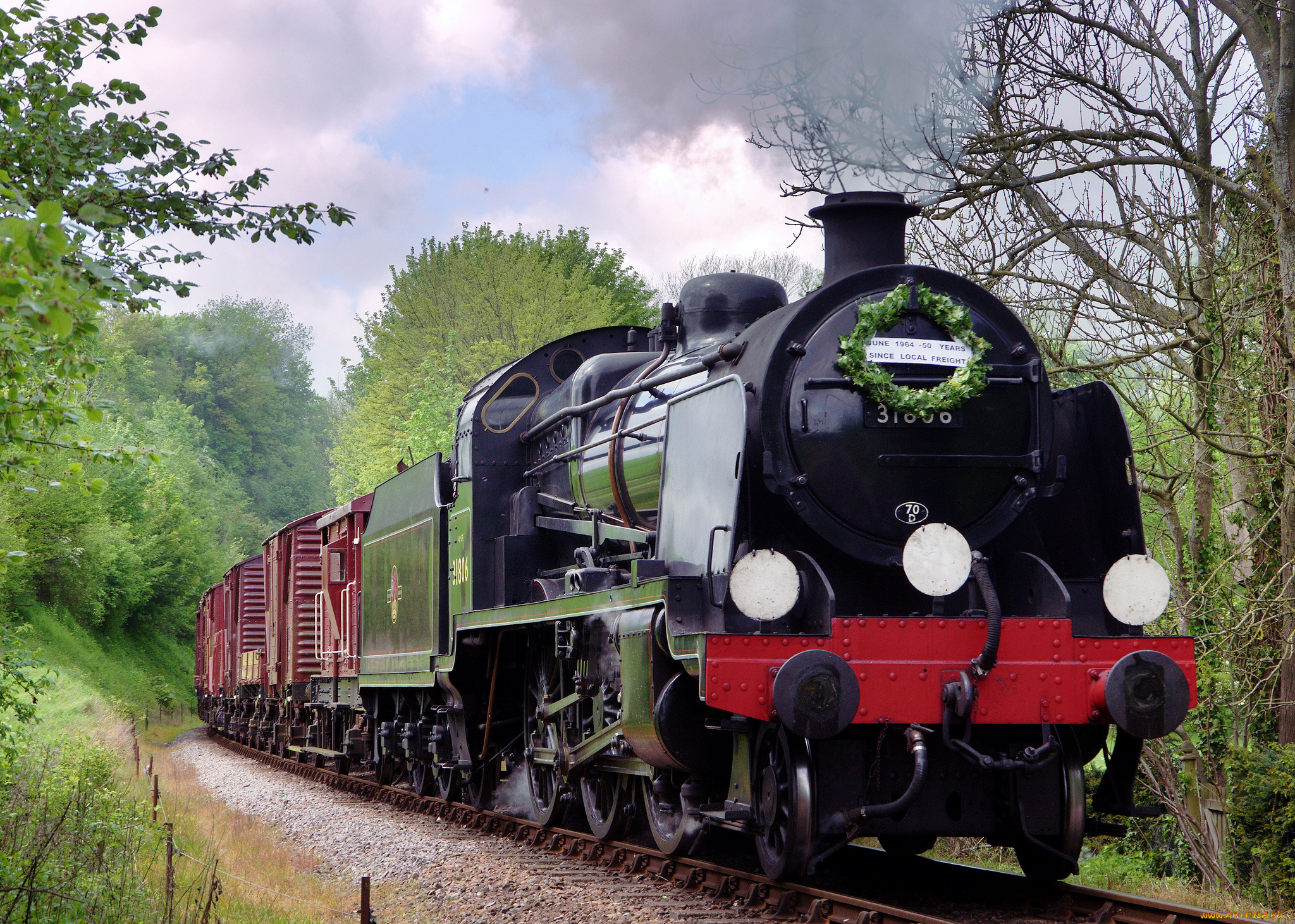 техника, паровозы, паровоз, рельсы, дорога, железная