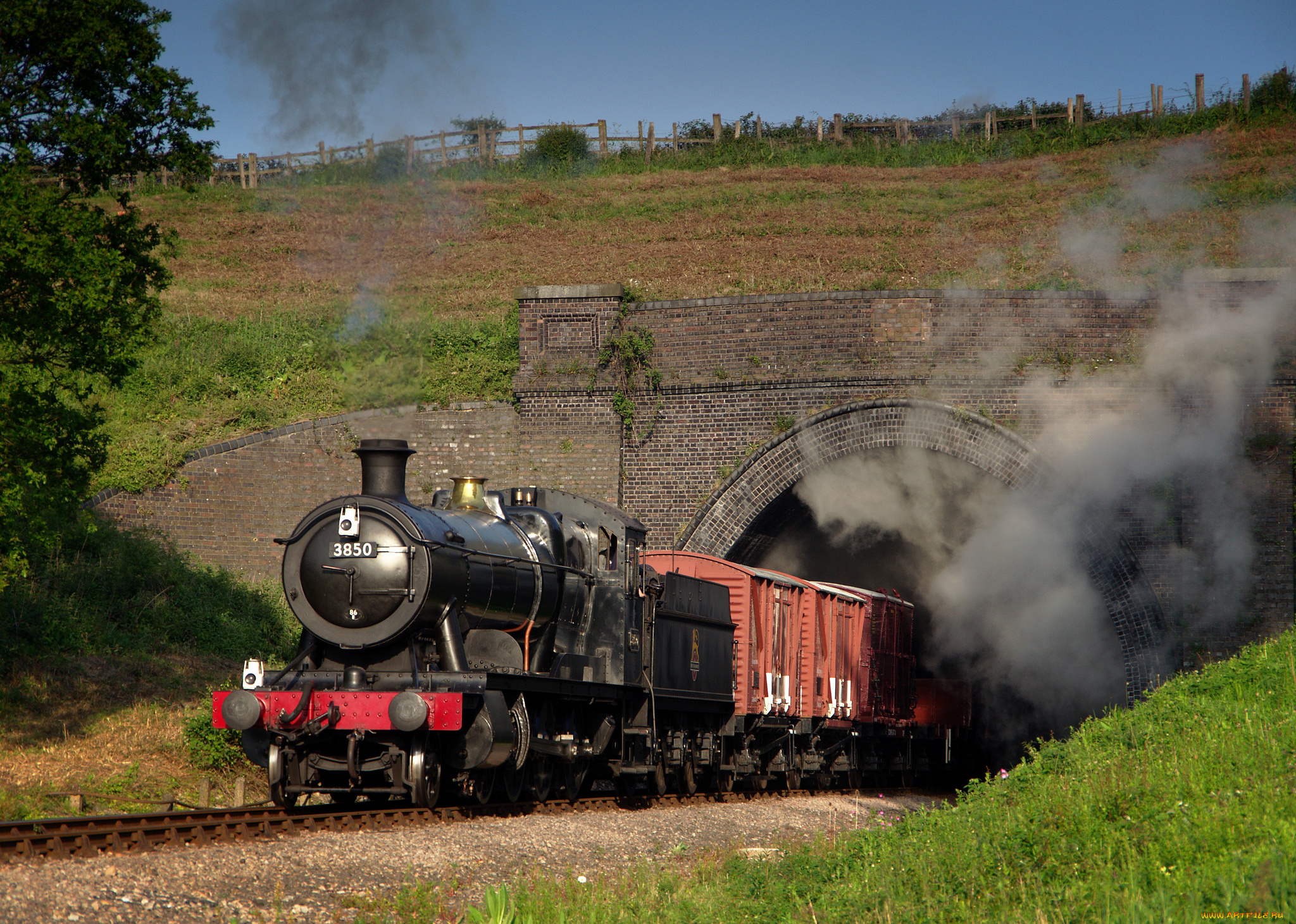 техника, паровозы, железная, паровоз, рельсы, дорога