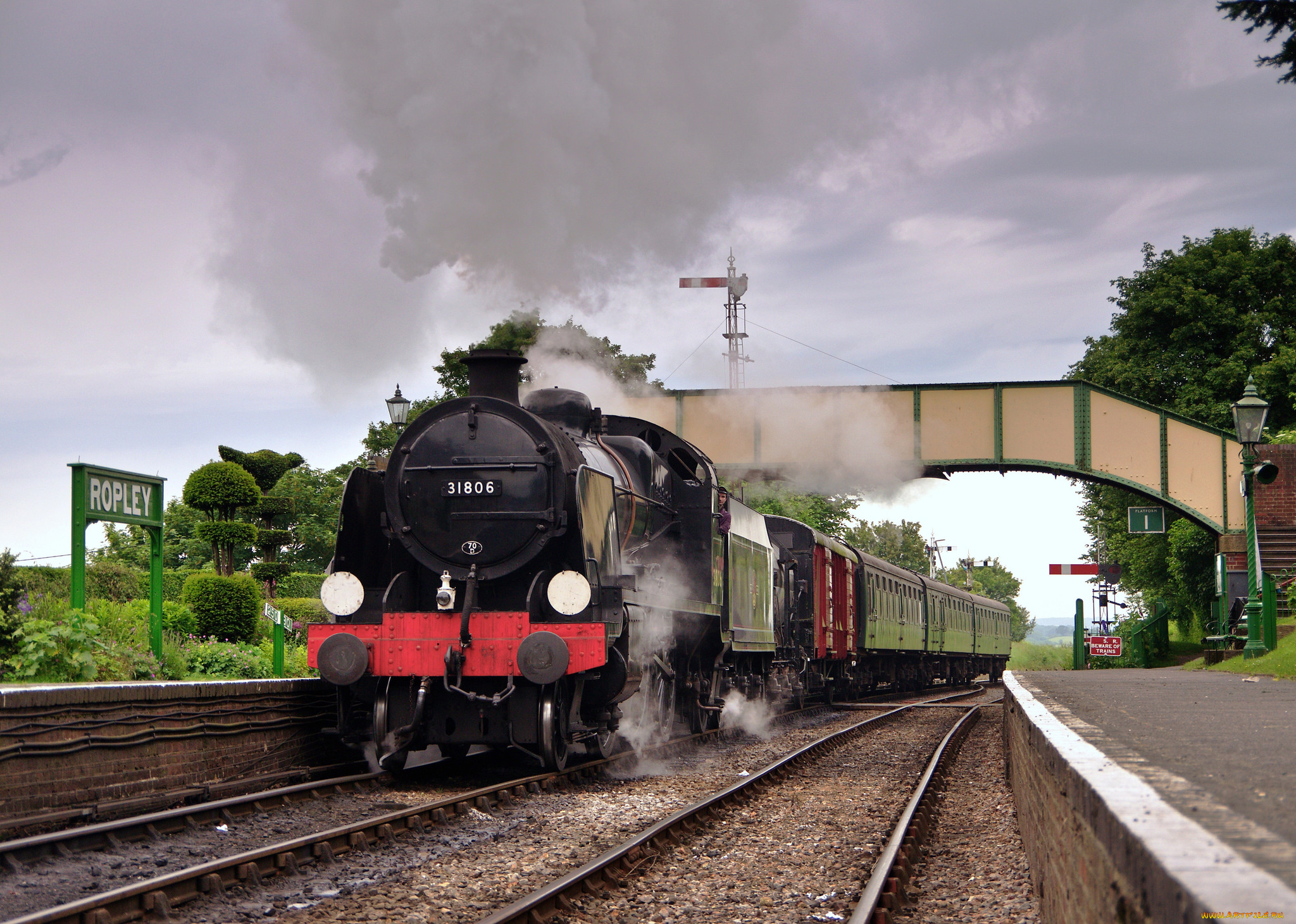 техника, паровозы, железная, паровоз, рельсы, дорога