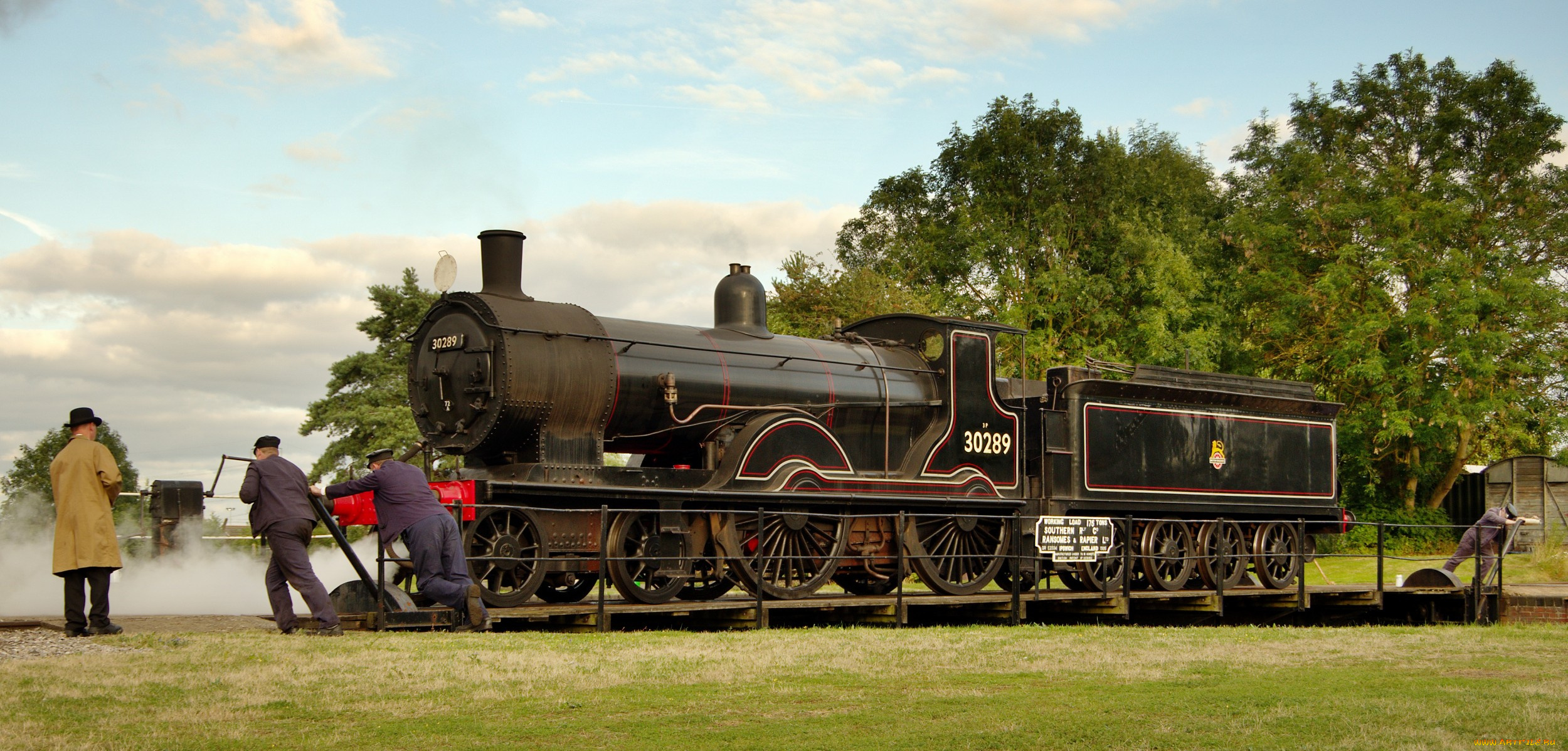 техника, паровозы, дорога, железная, рельсы, паровоз