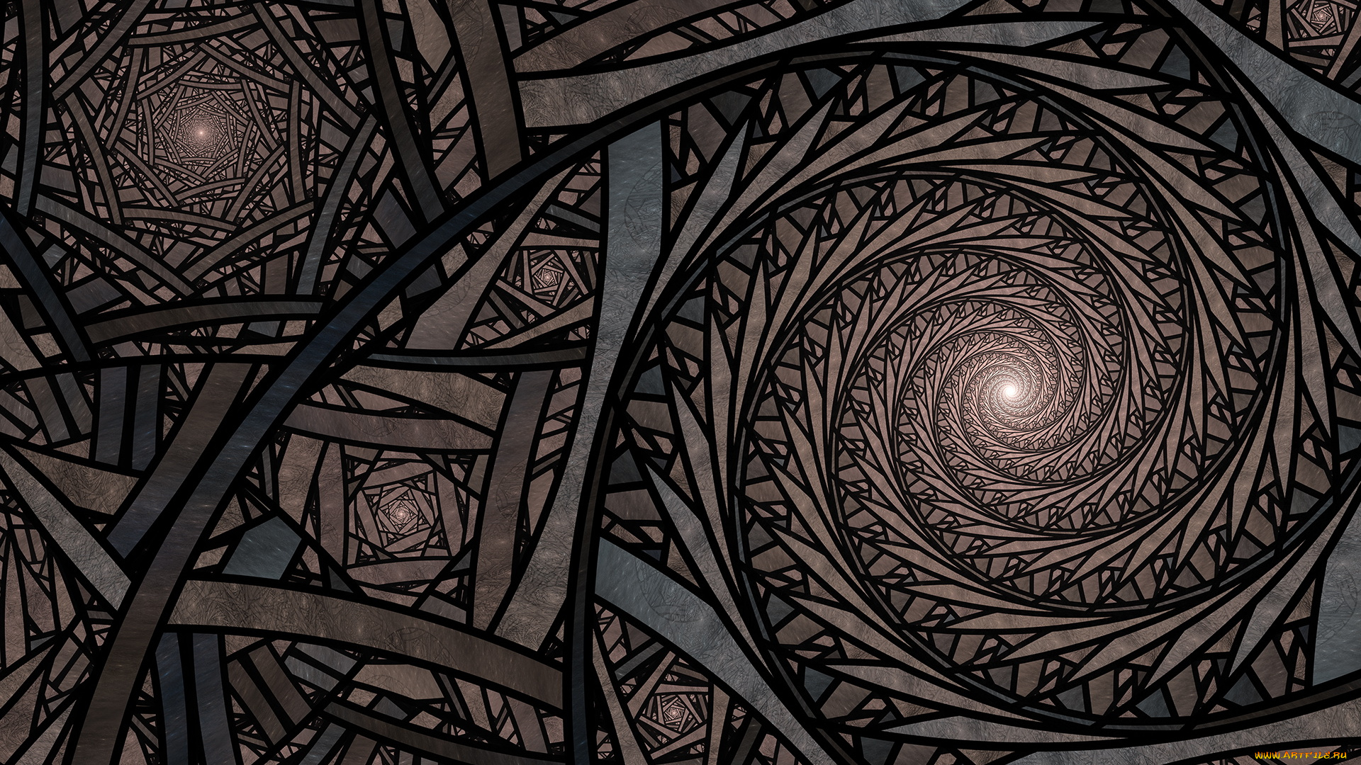 3д, графика, фракталы, , fractal, фон, цвета, узор