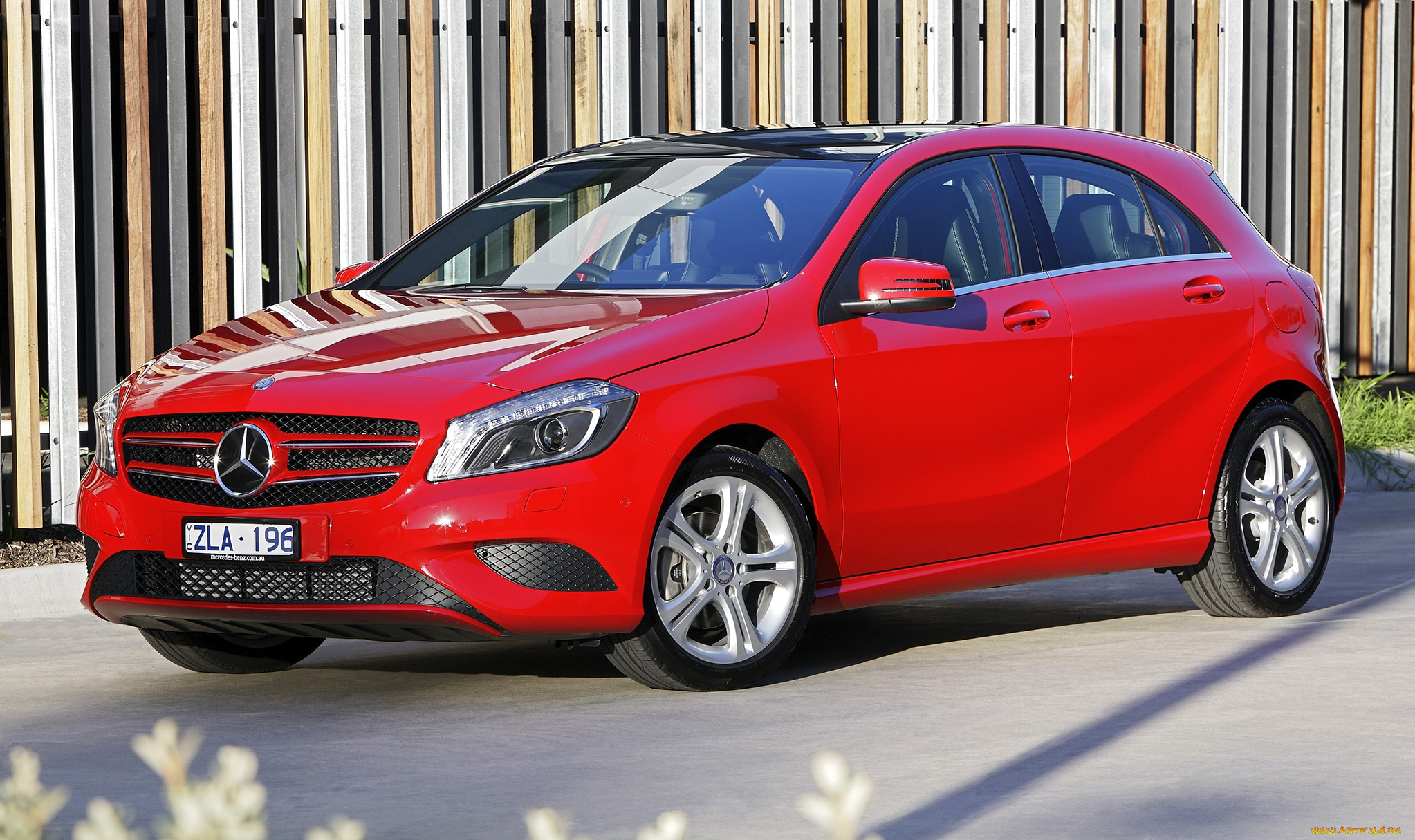 автомобили, mercedes-benz, красный, w176, au-spec, a, 180