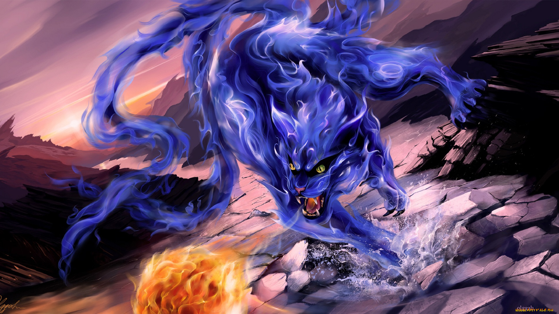 аниме, naruto, хвостатый