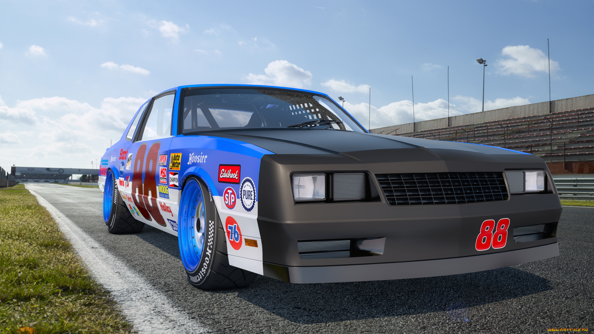 автомобили, 3д, фон, автомобиль