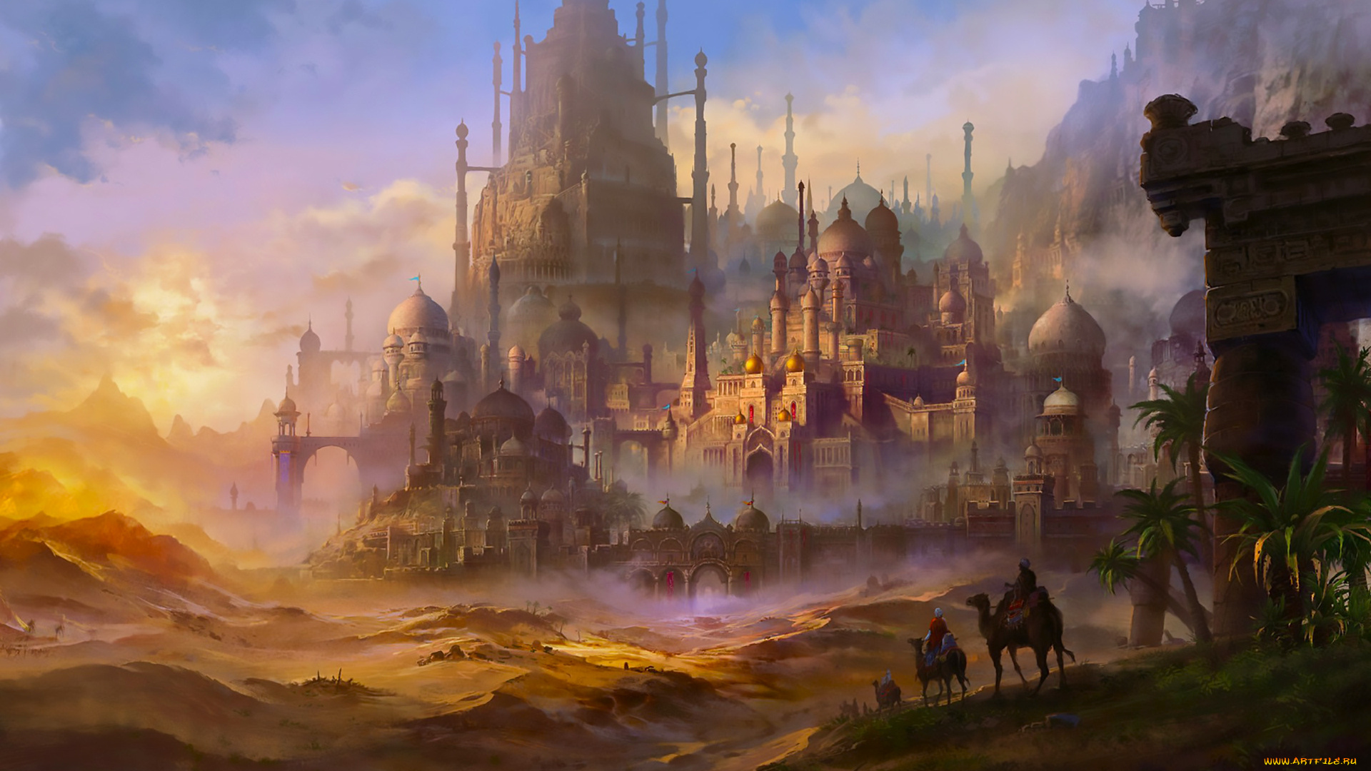 фэнтези, иные, миры, , иные, времена, город, караван