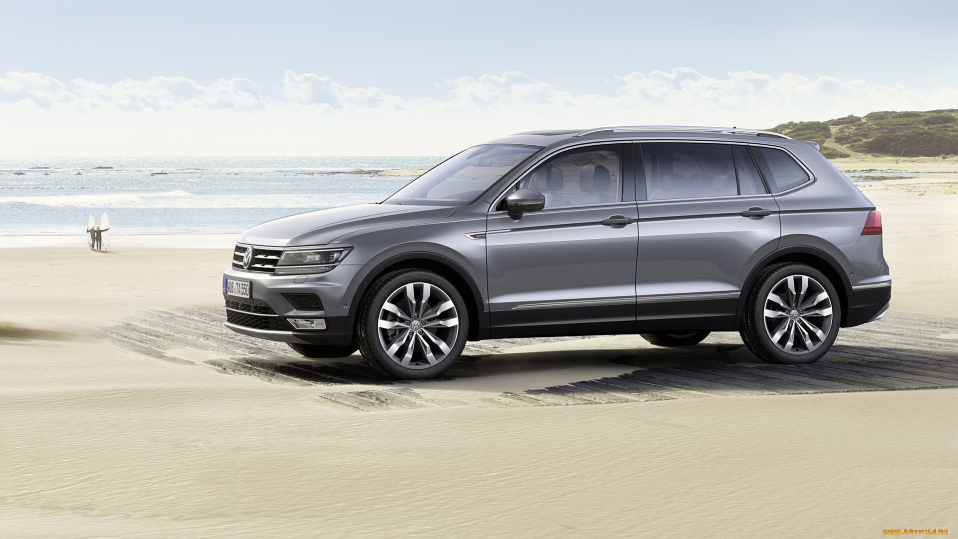 volkswagen, tiguan, allspace, highline, 4motion, 2018, автомобили, volkswagen, 2018, 4motion, highline, allspace, tiguan