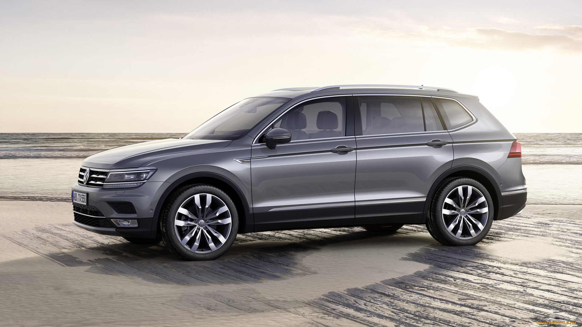 volkswagen, tiguan, allspace, highline, 4motion, 2018, автомобили, volkswagen, allspace, tiguan, 2018, 4motion, highline