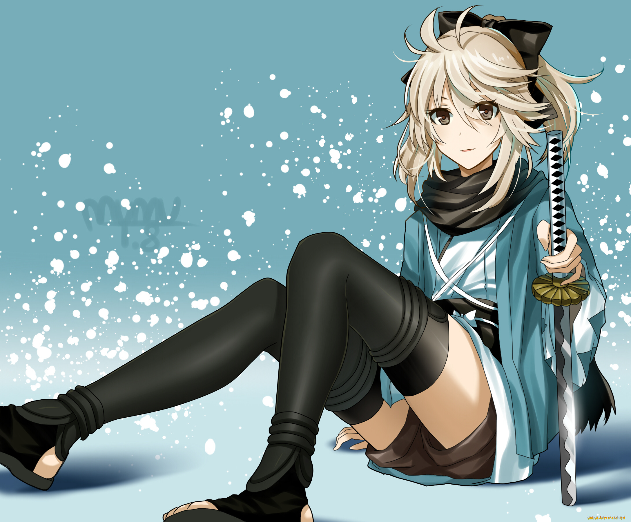 аниме, fate, stay, night, sakura, saber