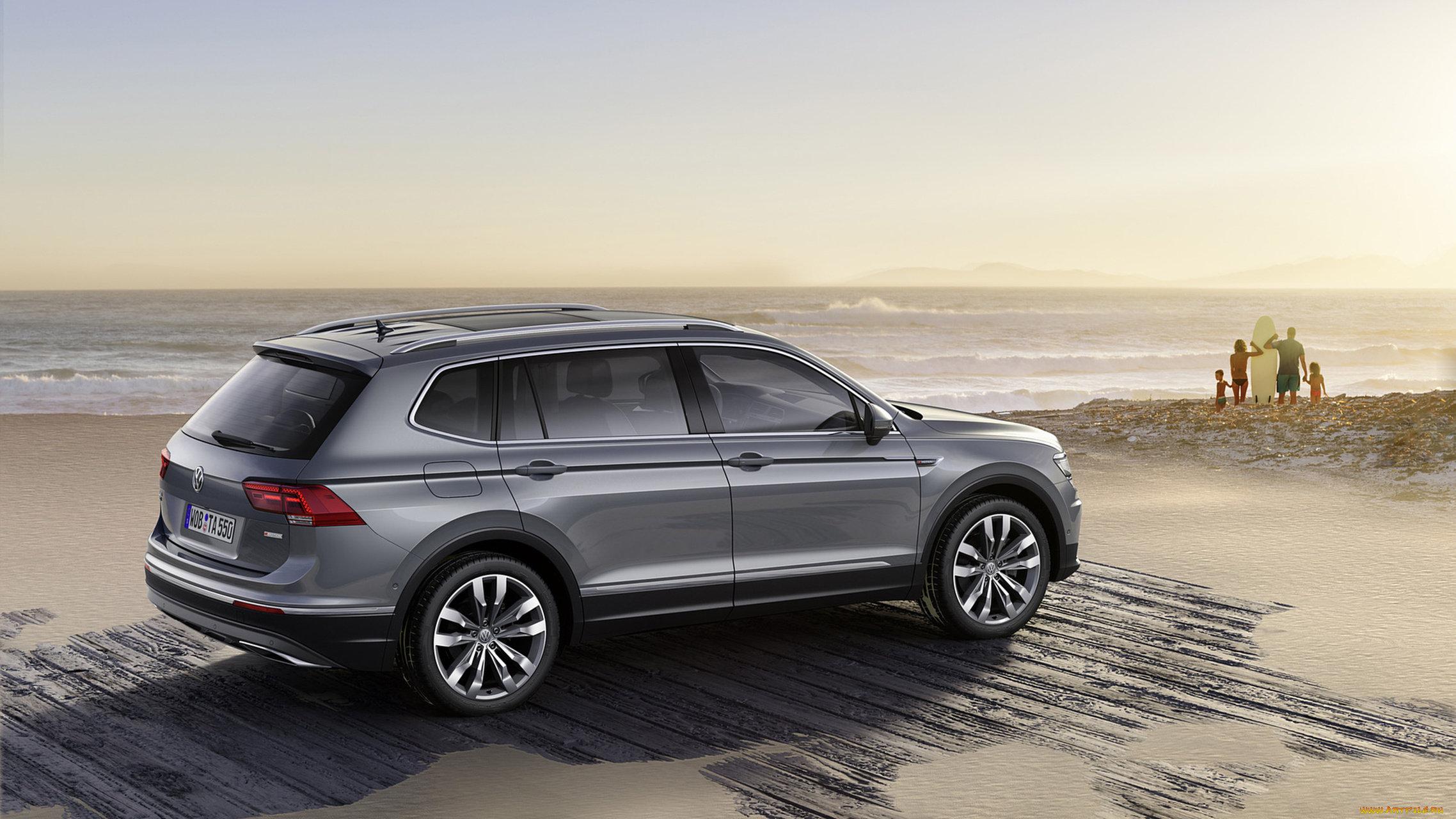 volkswagen, tiguan, allspace, highline, 4motion, 2018, автомобили, volkswagen, allspace, 2018, 4motion, highline, tiguan