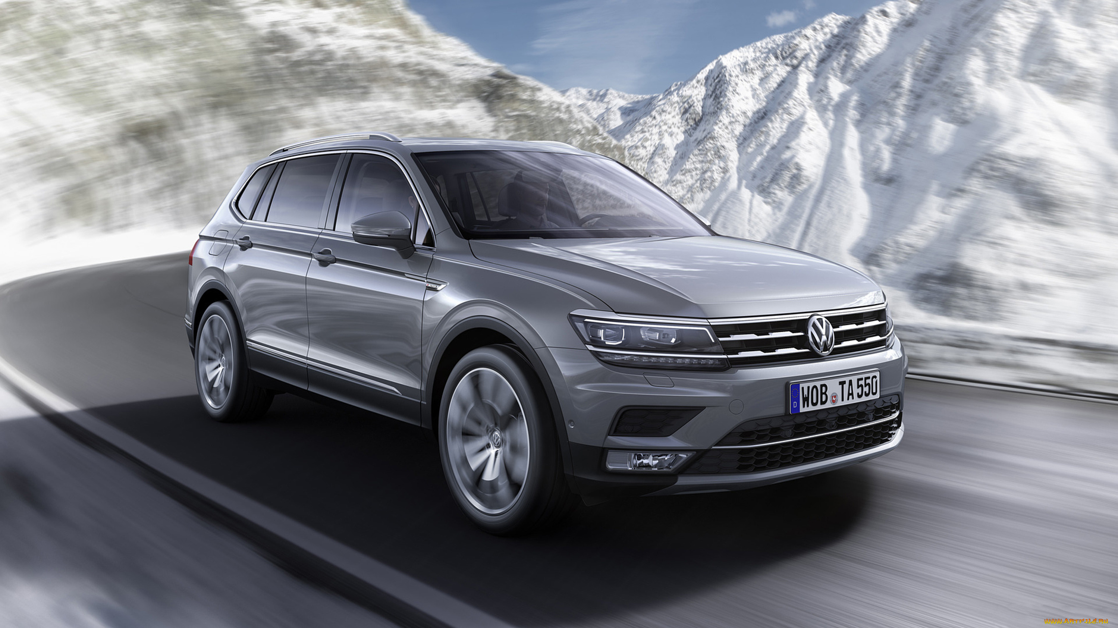 volkswagen, tiguan, allspace, highline, 4motion, 2018, автомобили, volkswagen, tiguan, allspace, highline, 4motion, 2018