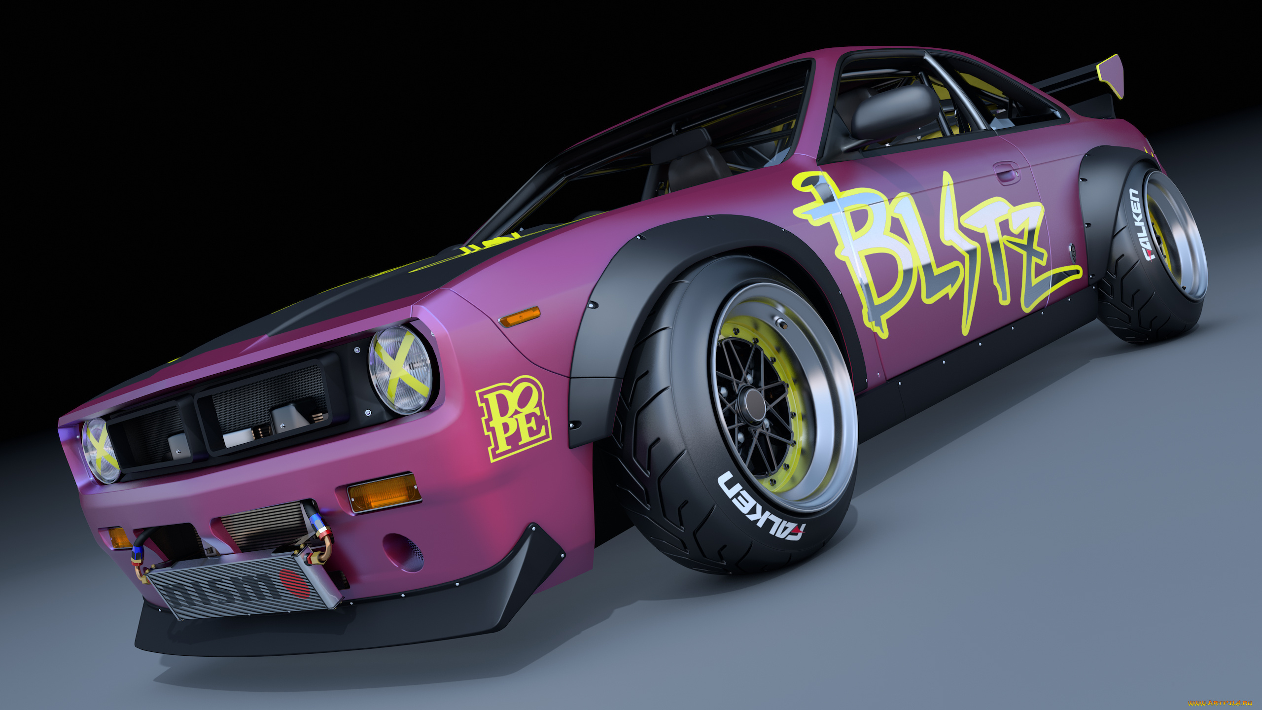 автомобили, 3д, автомобиль, фон