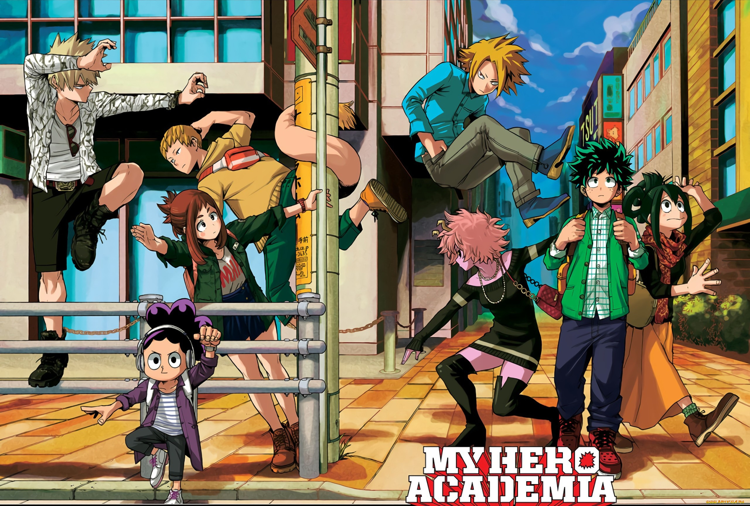 аниме, boku, no, hero, academia, my, hero, academia
