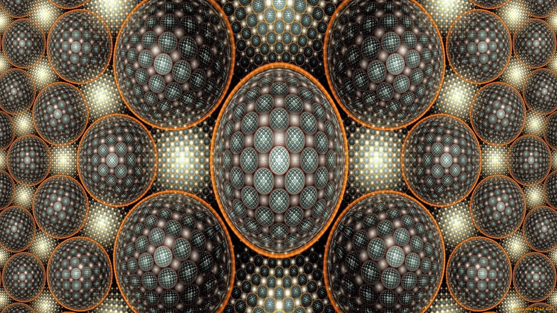 3д, графика, фракталы, , fractal, цвета, узор, фон