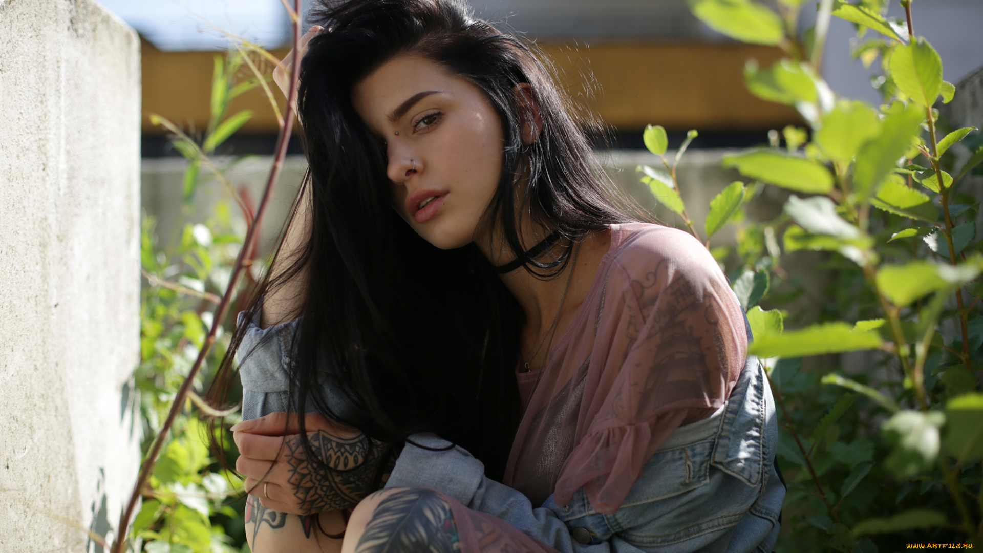 девушка, девушки, -unsort, , брюнетки, темноволосые, модель