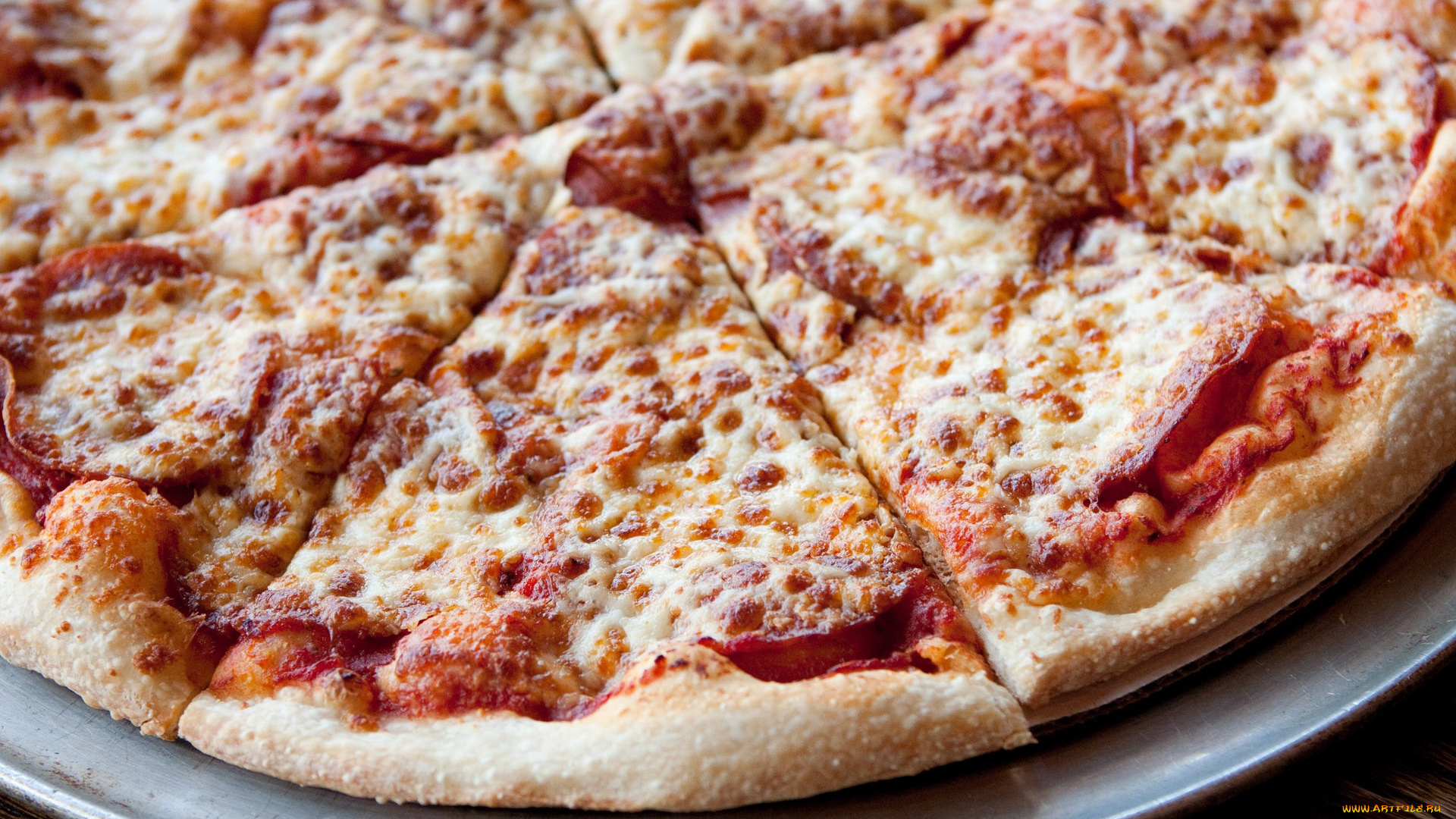 еда, пицца, бекон