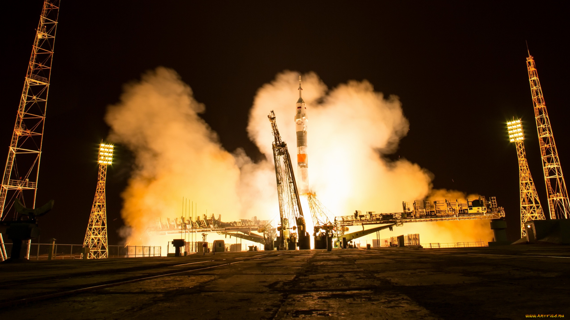 космос, космодромы, стартовые, площадки, nasa, soyuz, ms-08, старт
