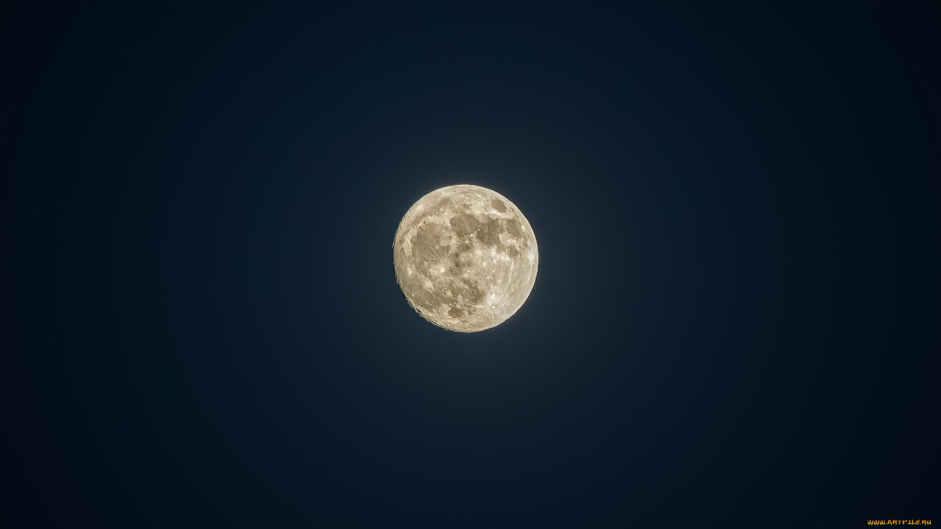 космос, луна, ночь, небо