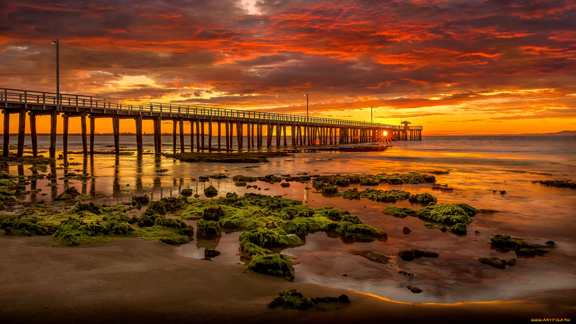 природа, побережье, простор