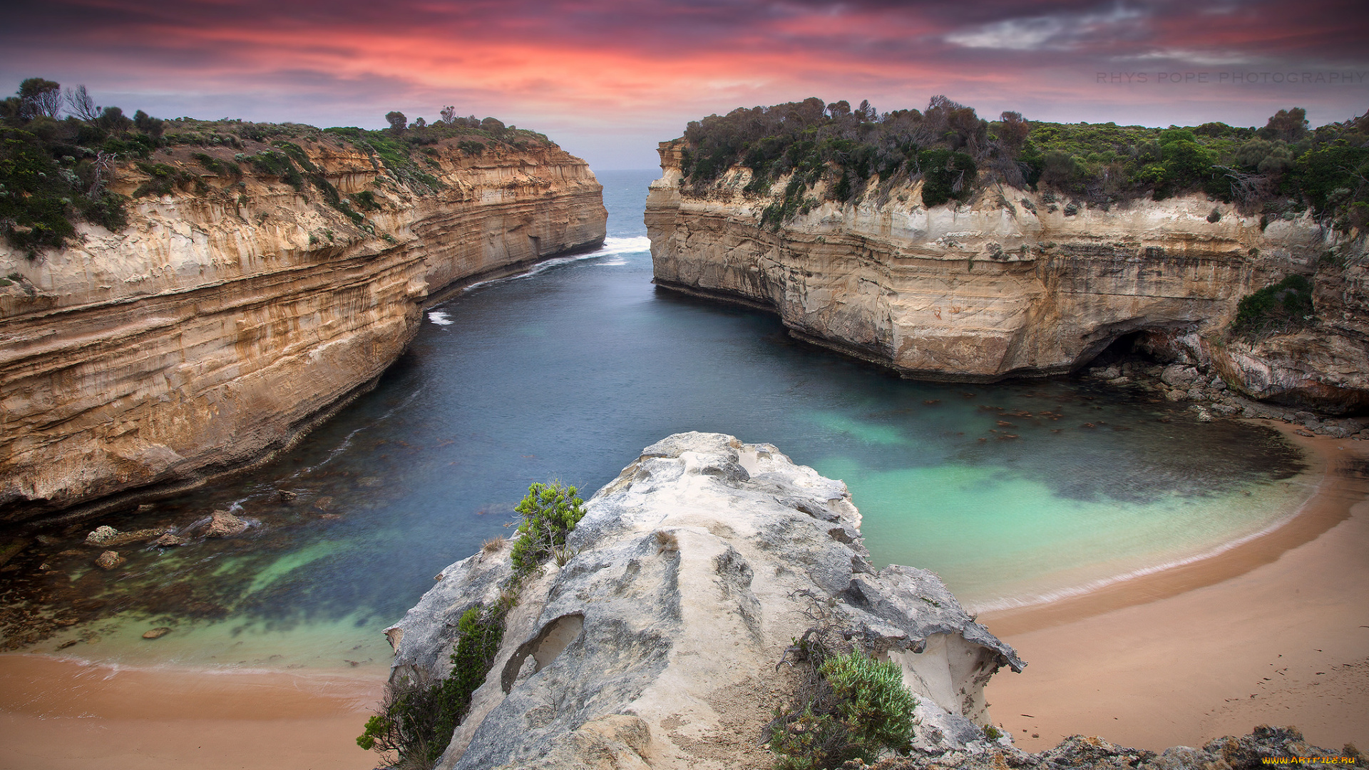 природа, побережье, простор