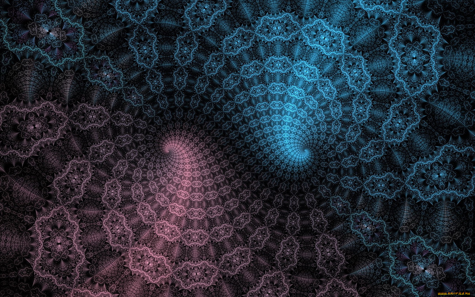 3д, графика, фракталы, , fractal, узор, цвета, фон