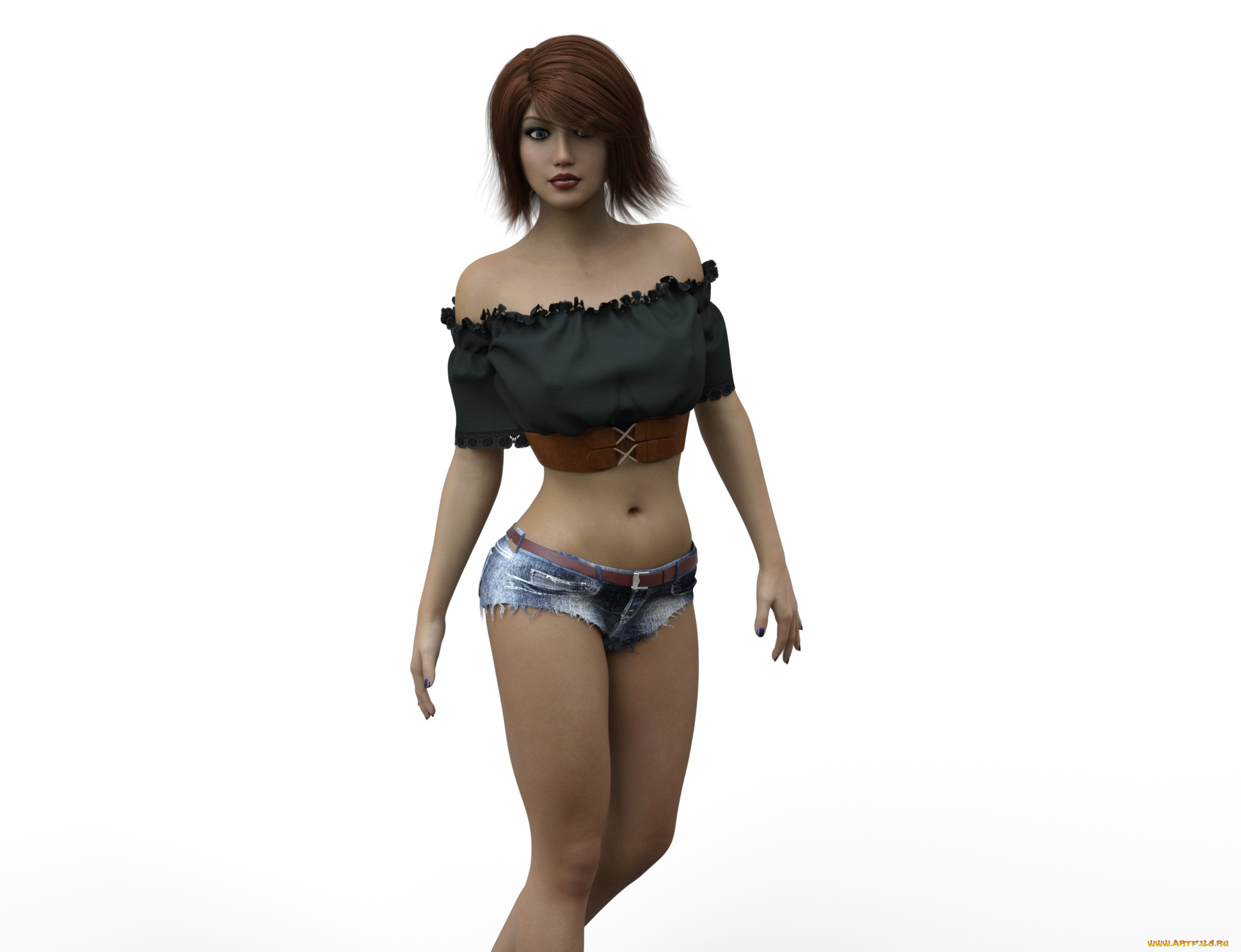 3д, графика, люди, , people, девушка, взгляд, фон