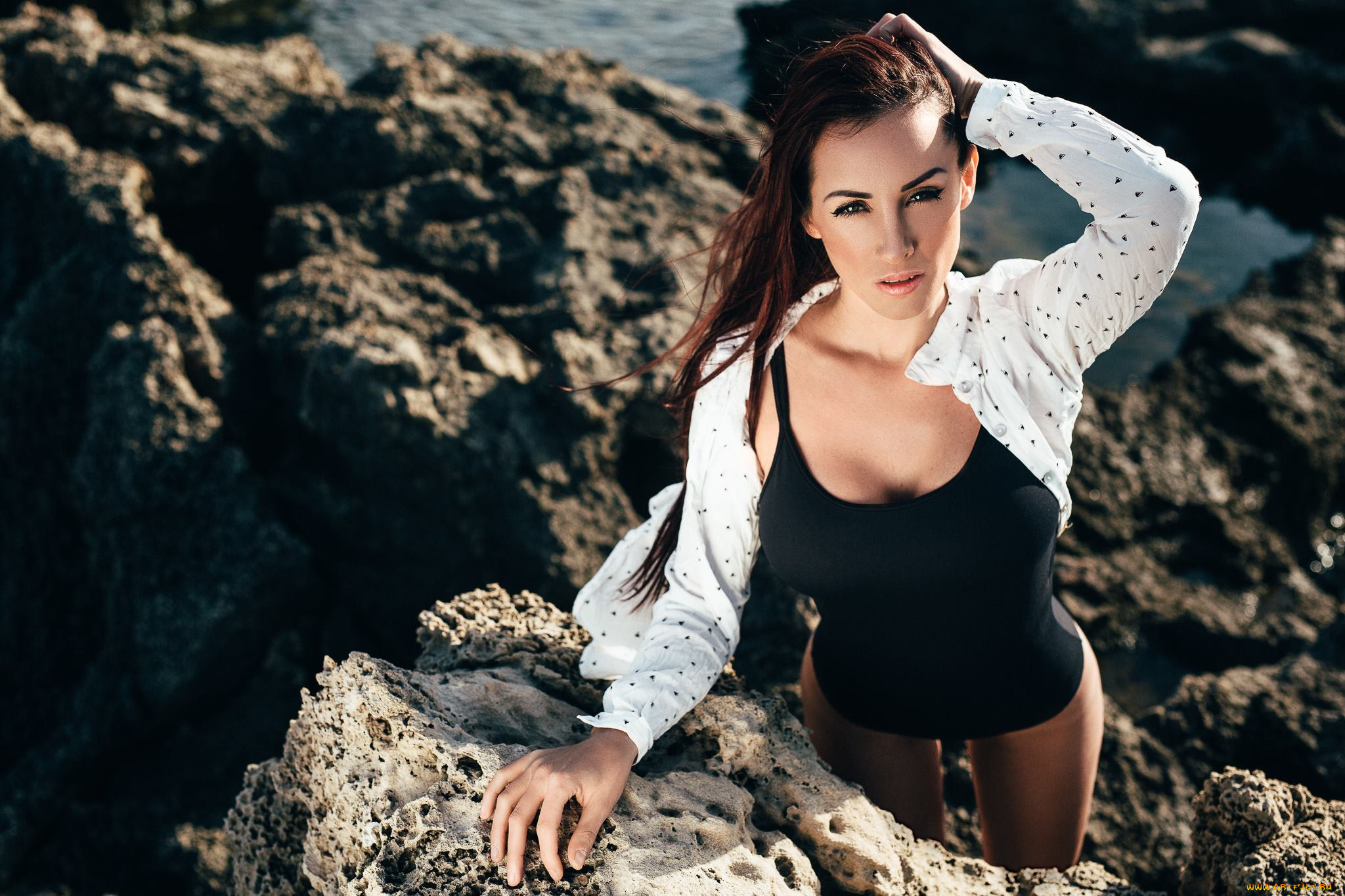 девушка, девушки, -unsort, , брюнетки, темноволосые, модель