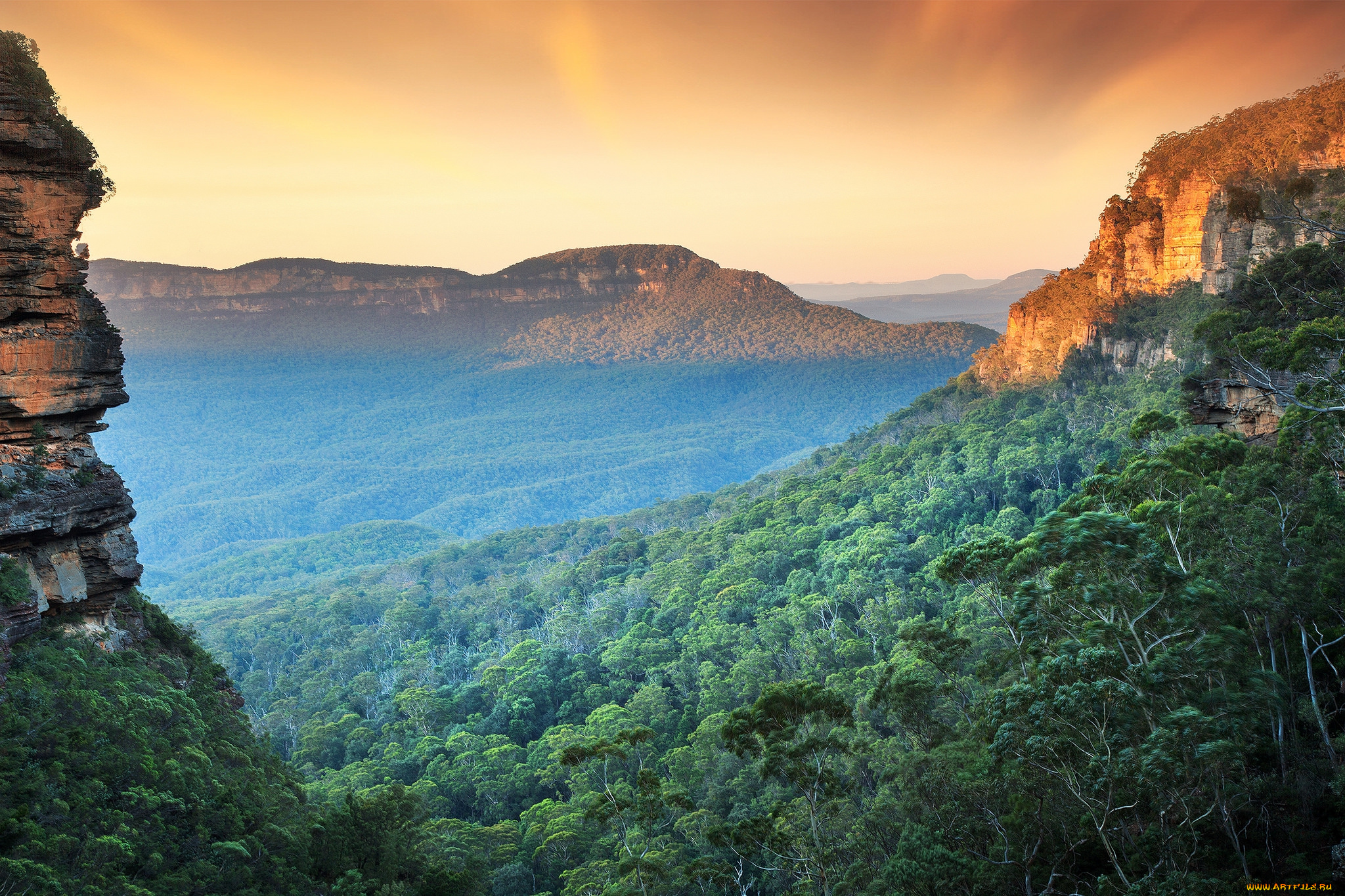 природа, горы, простор