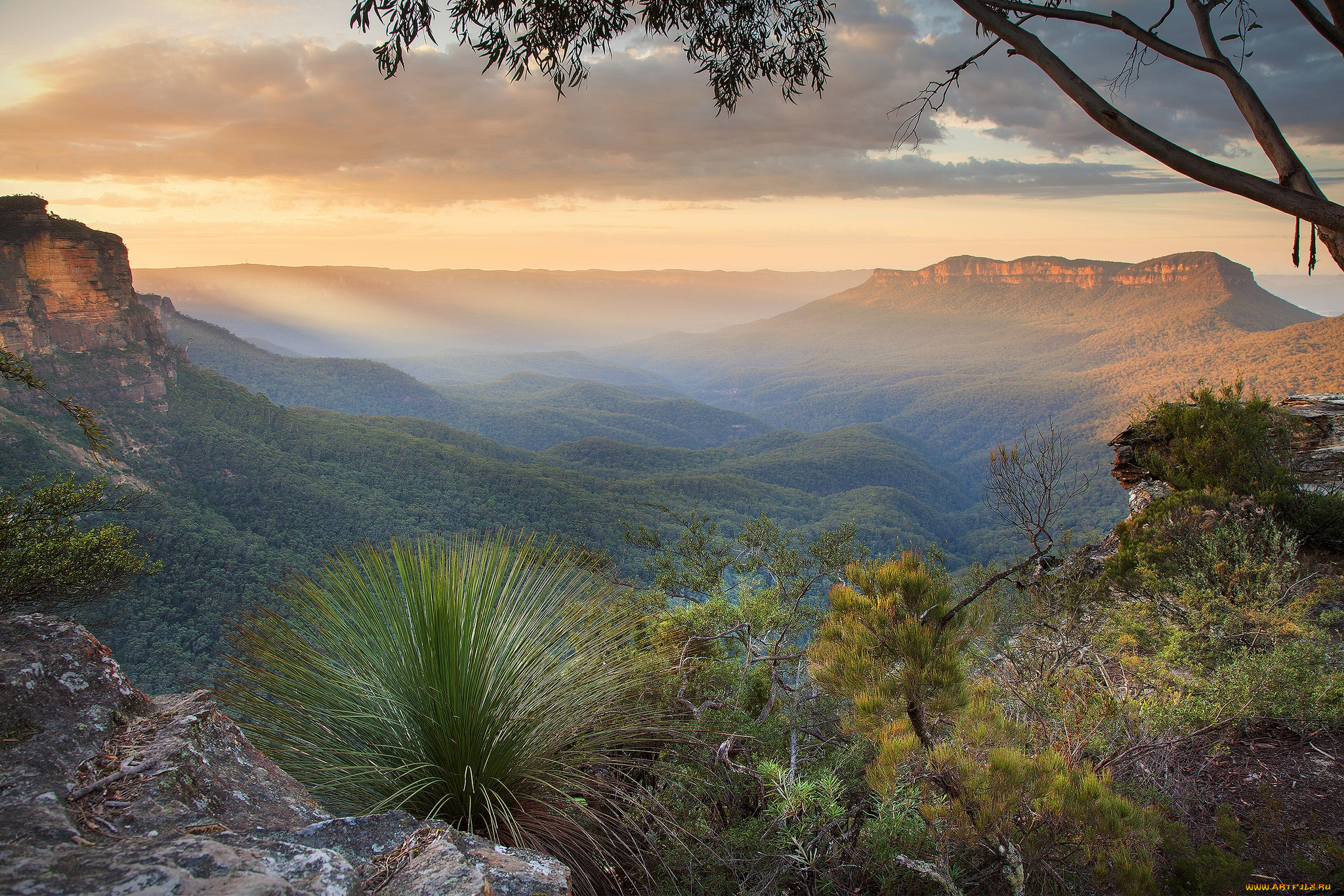 природа, горы, простор