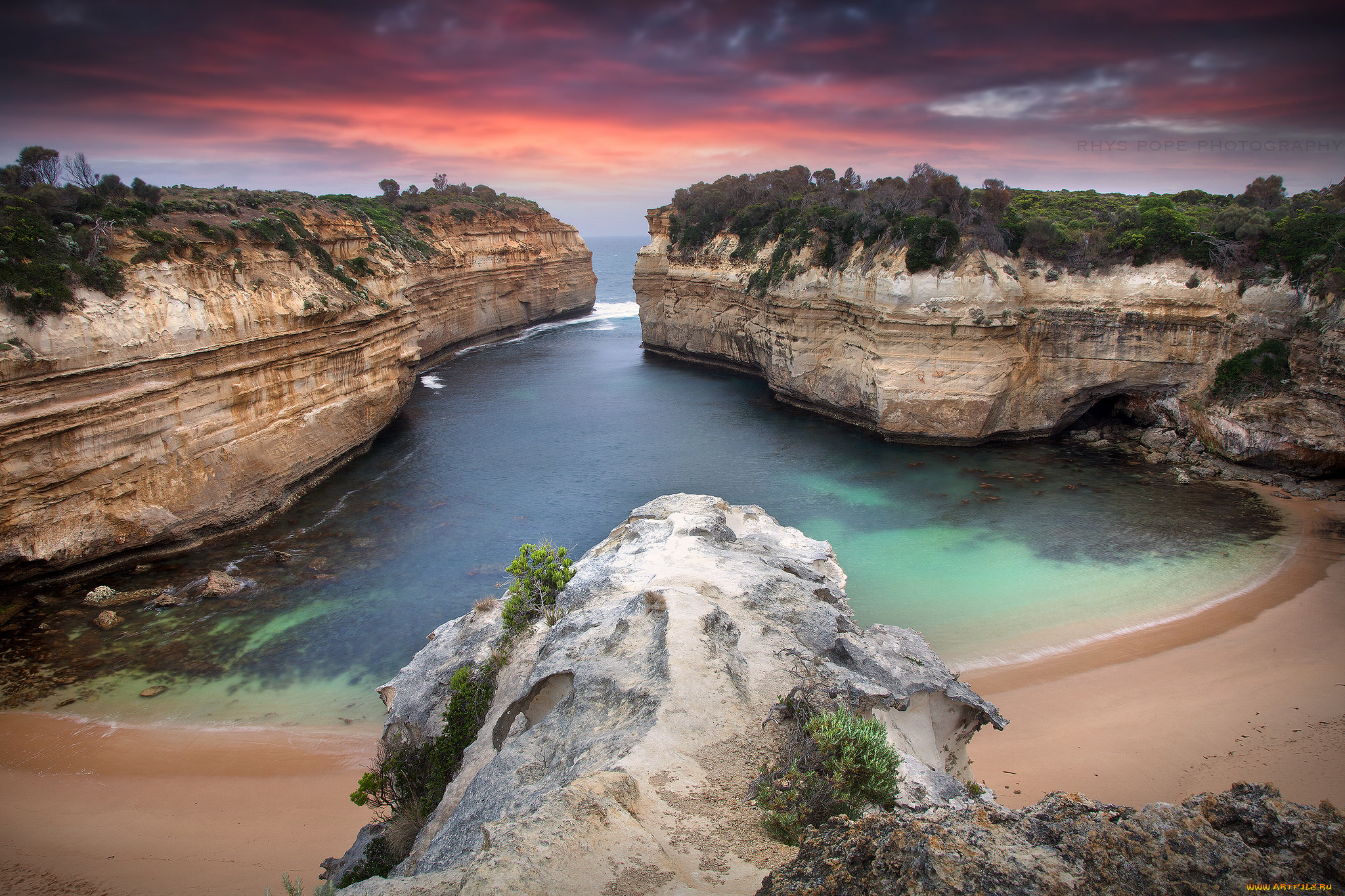 природа, побережье, простор