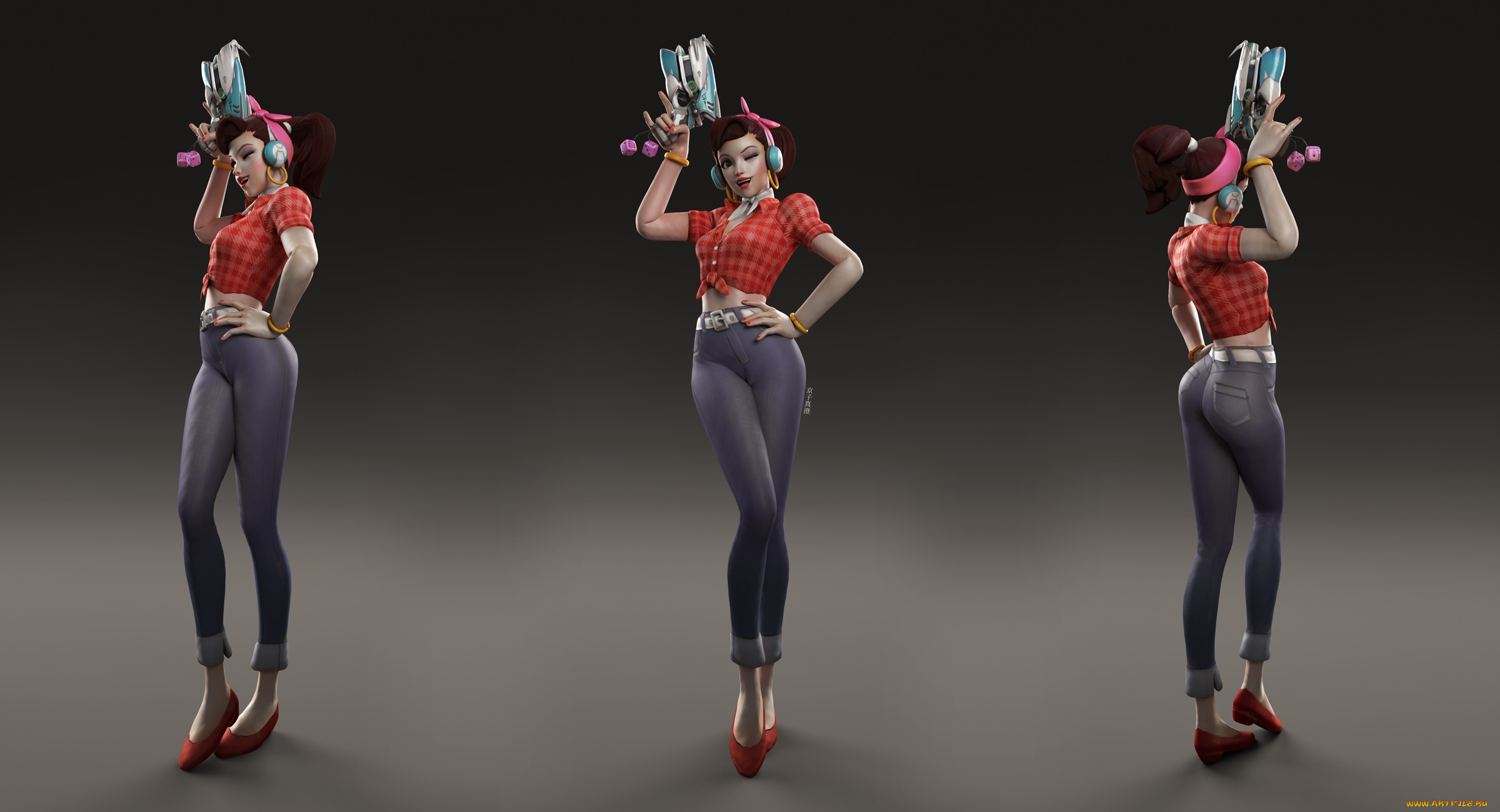 3д, графика, фантазия, , fantasy, девушка, фон, взгляд