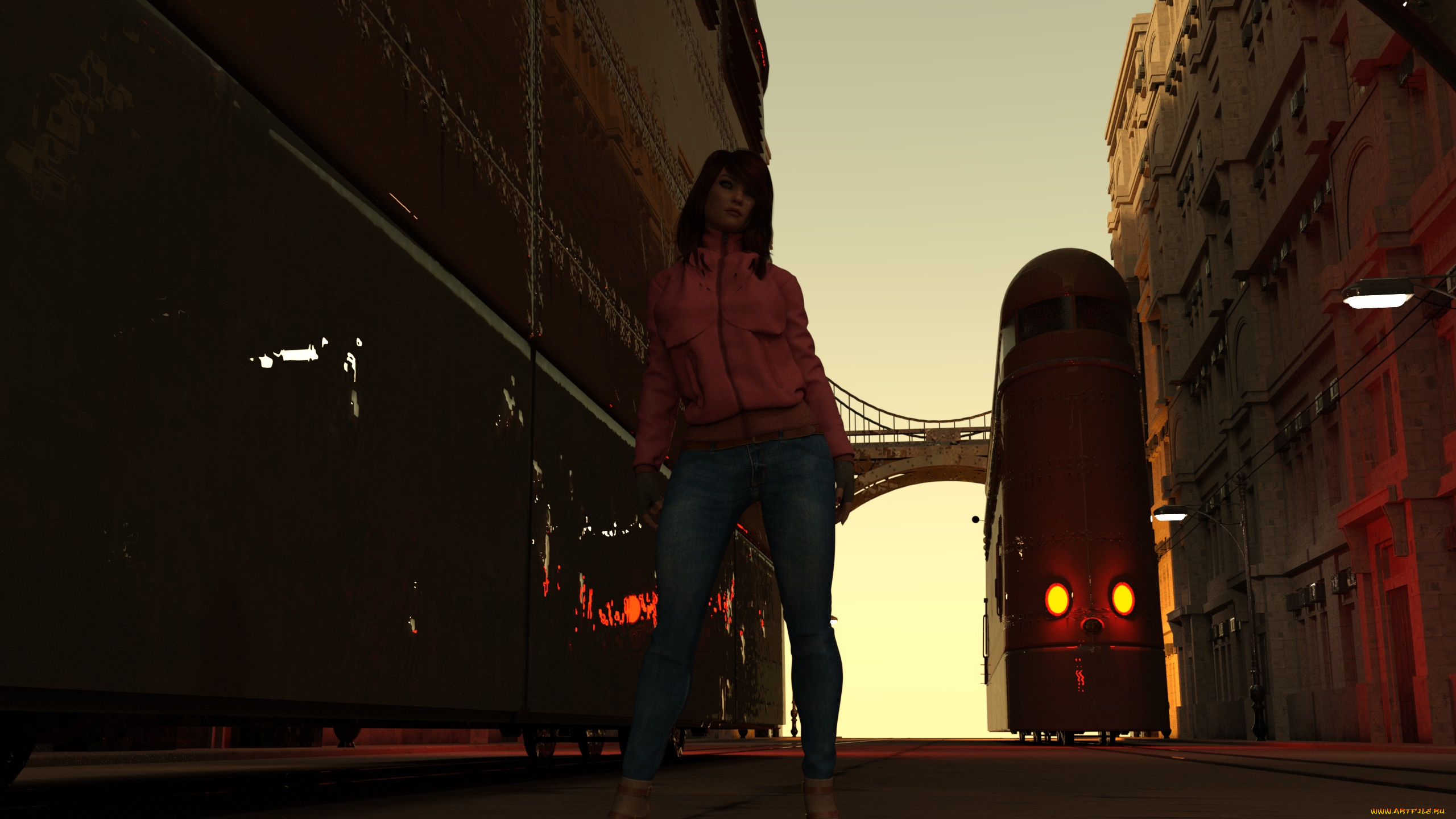 3д, графика, люди, , people, фон, взгляд, девушка