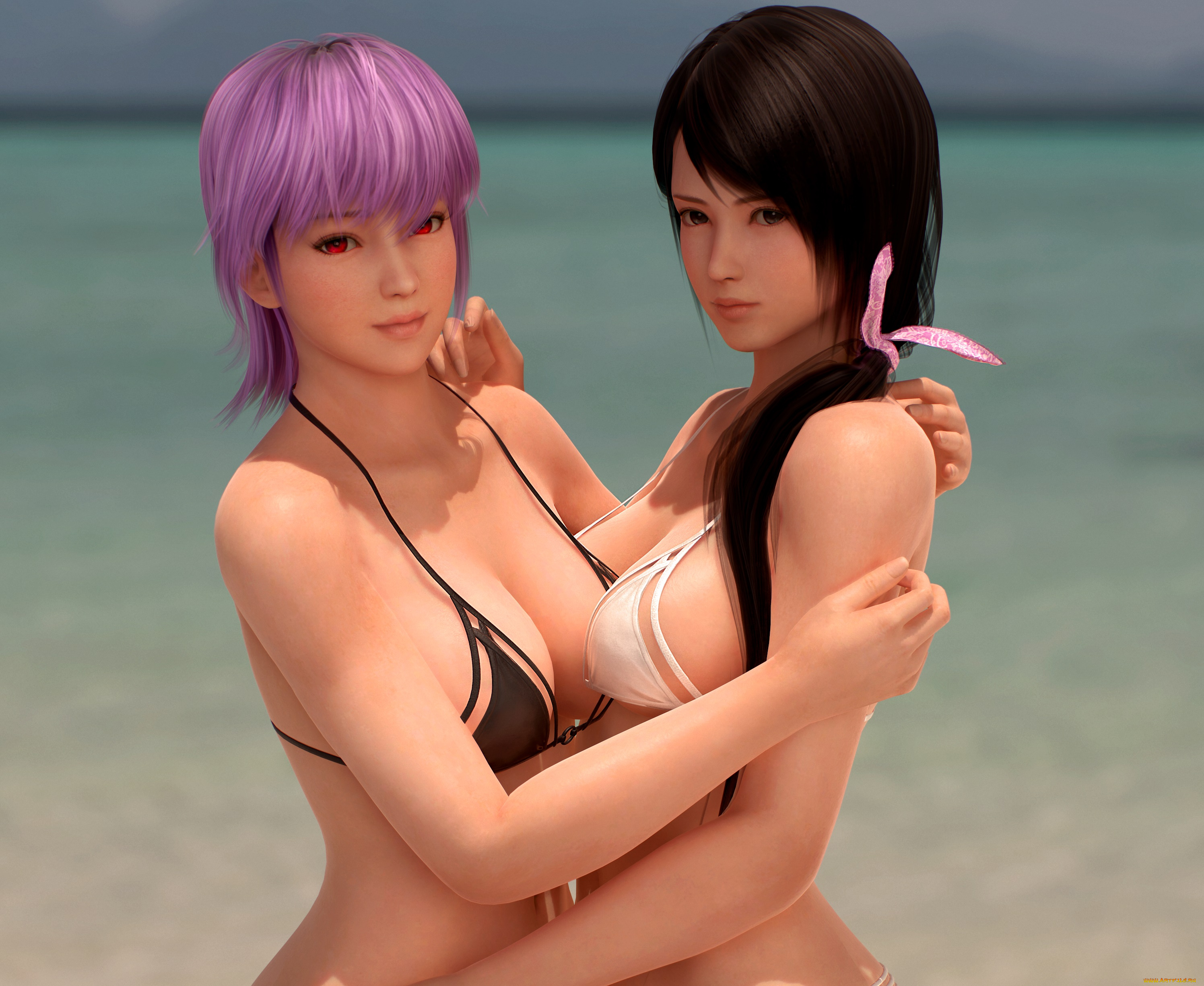 3д, графика, люди, , people, взгляд, фон, девушки