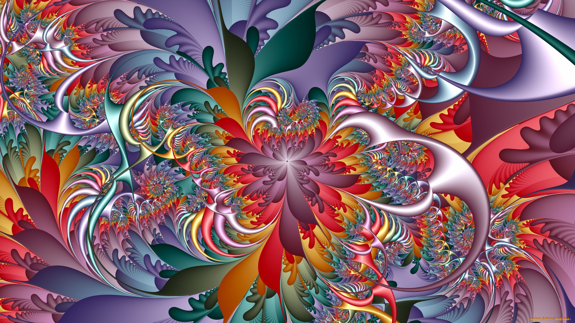 3д, графика, фантазия, , fantasy, узор, цвет, фон