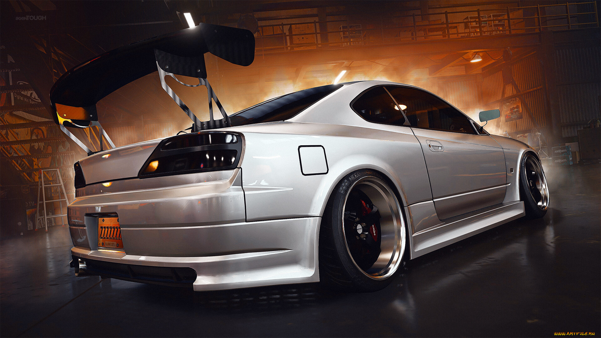 nissan, silvia, автомобили, 3д, nissan, silvia, крутой, японский, самурай, который, умеет, валить, боком, и, не, только