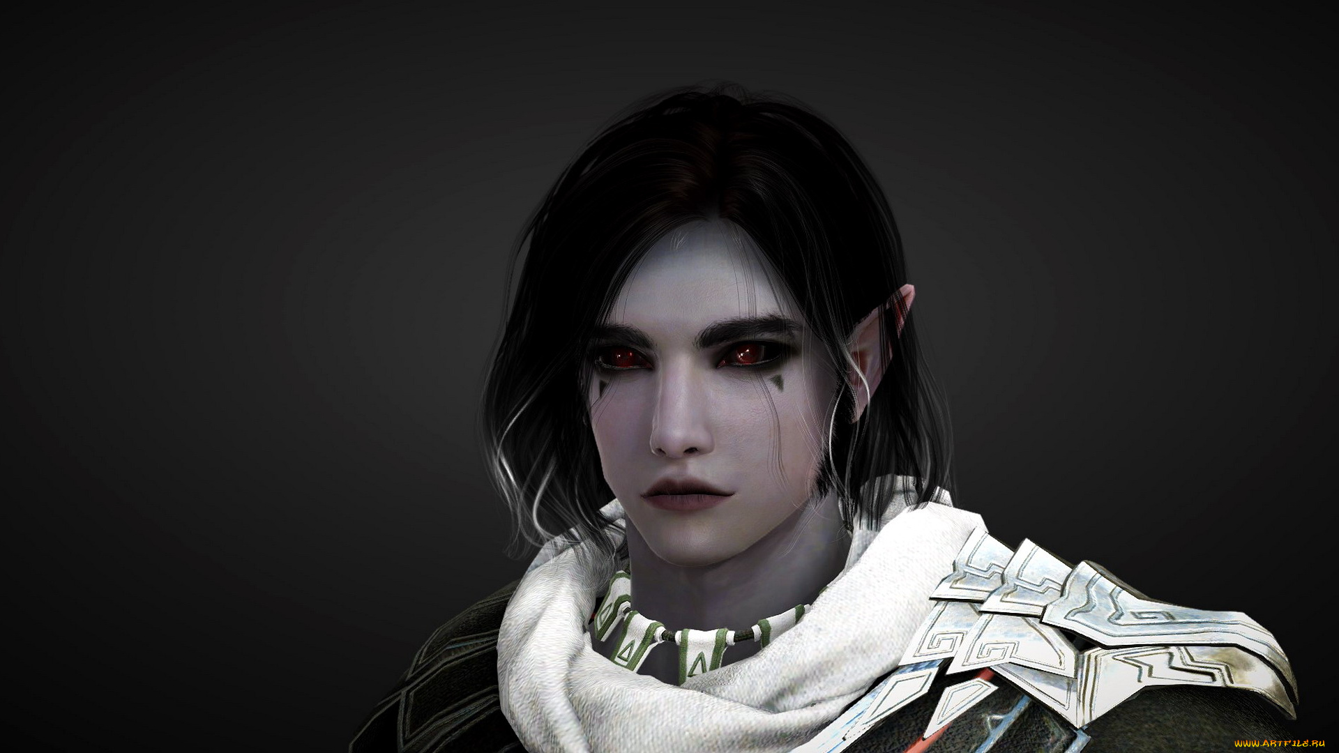 видео, игры, black, desert, online, парень, эльф, лицо