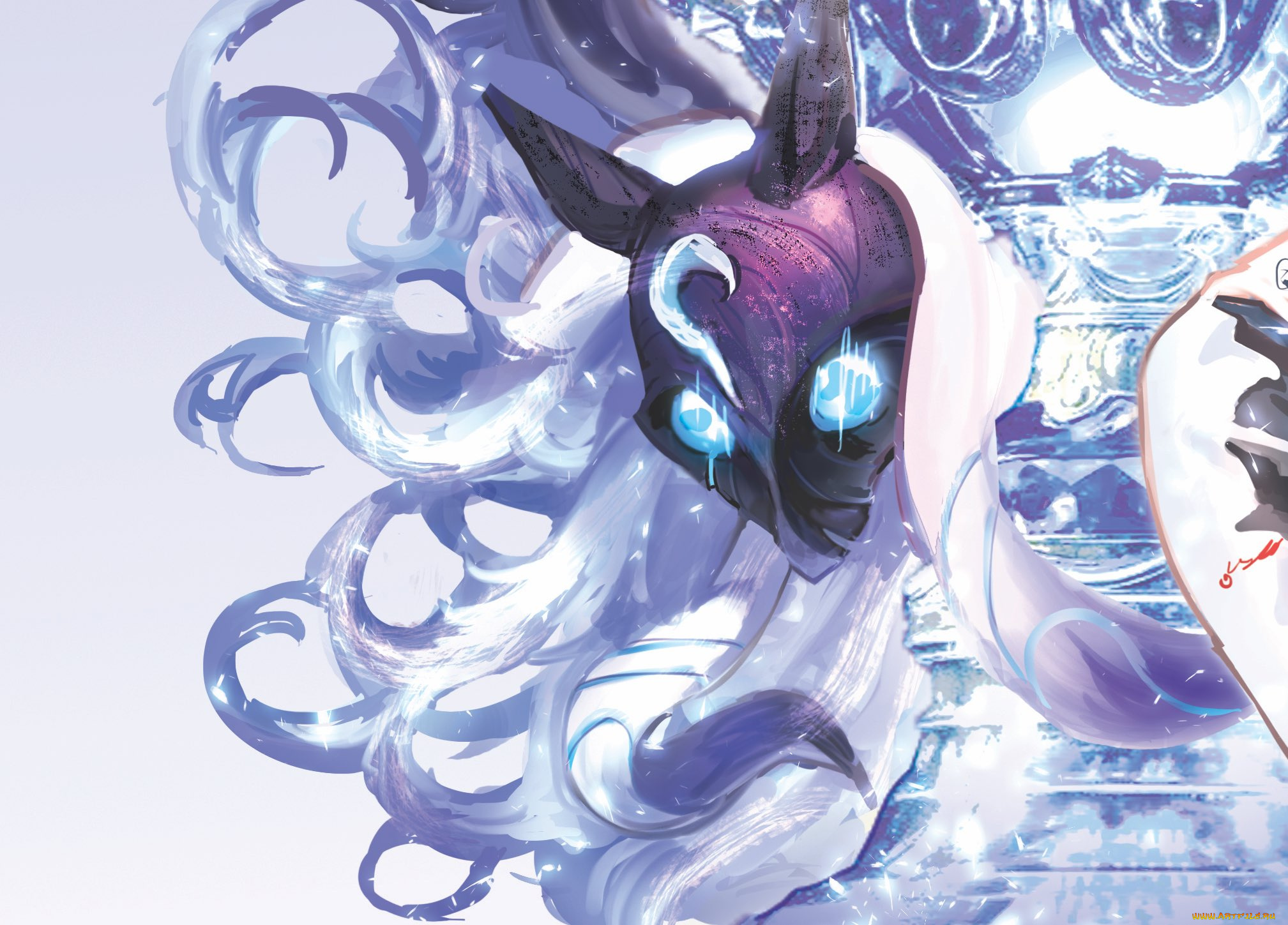 видео, игры, league, of, legends, kindred, они, маска