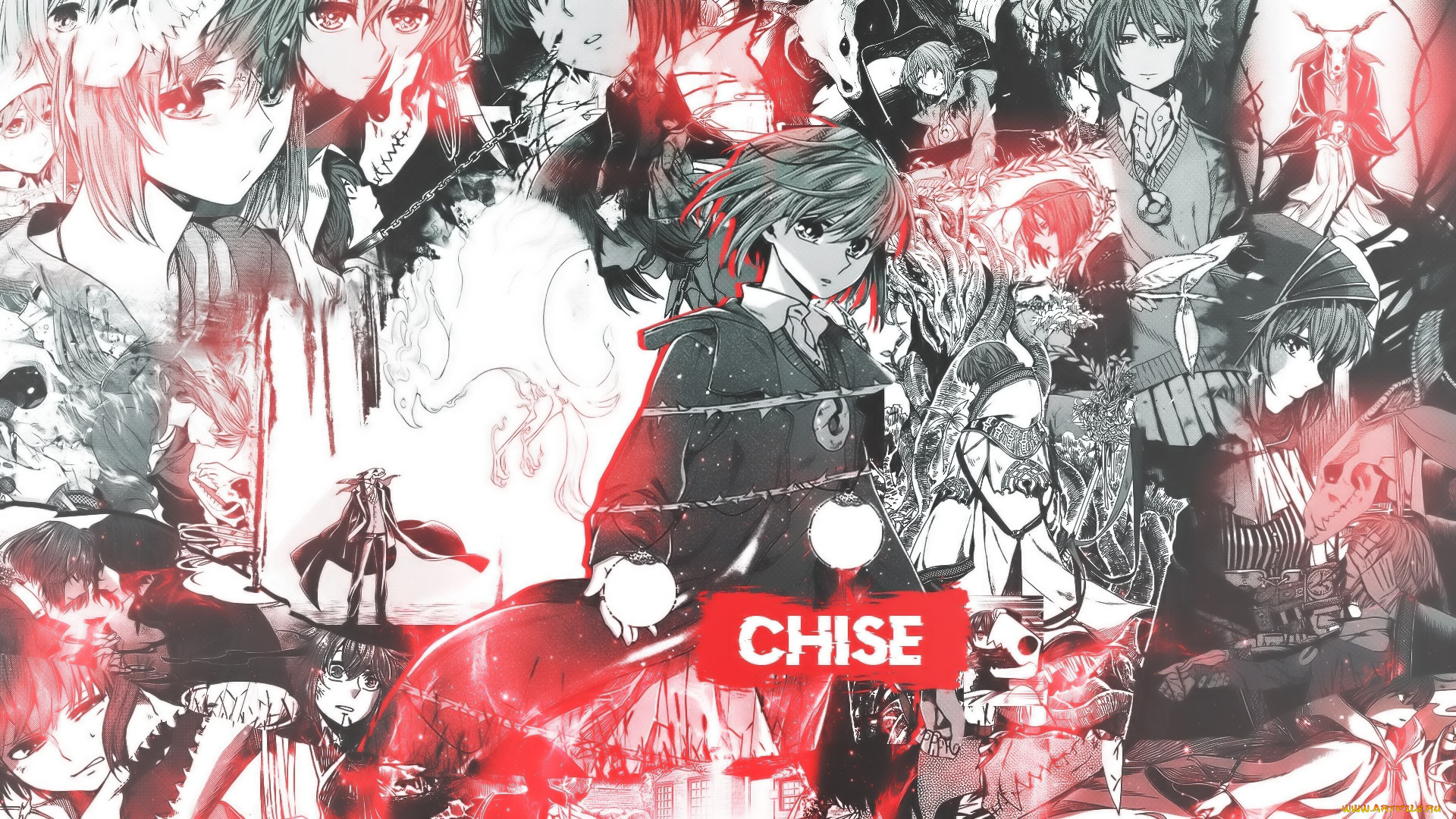 аниме, mahou, tsukai, no, yome, невеста, чародея